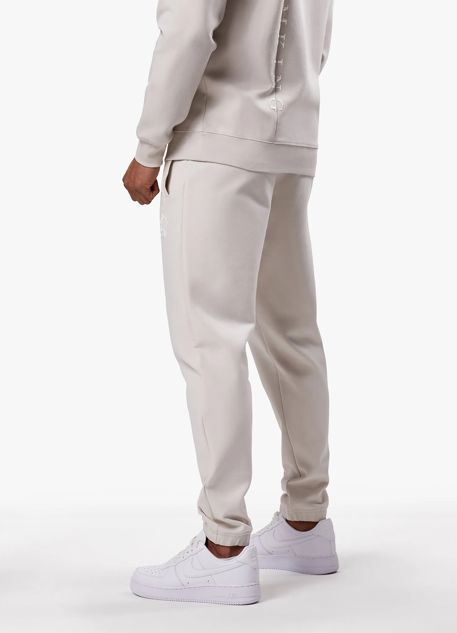 Gym King Split Linear Jogger - Stone Grey sold by The Gym King product image thumbnail 4