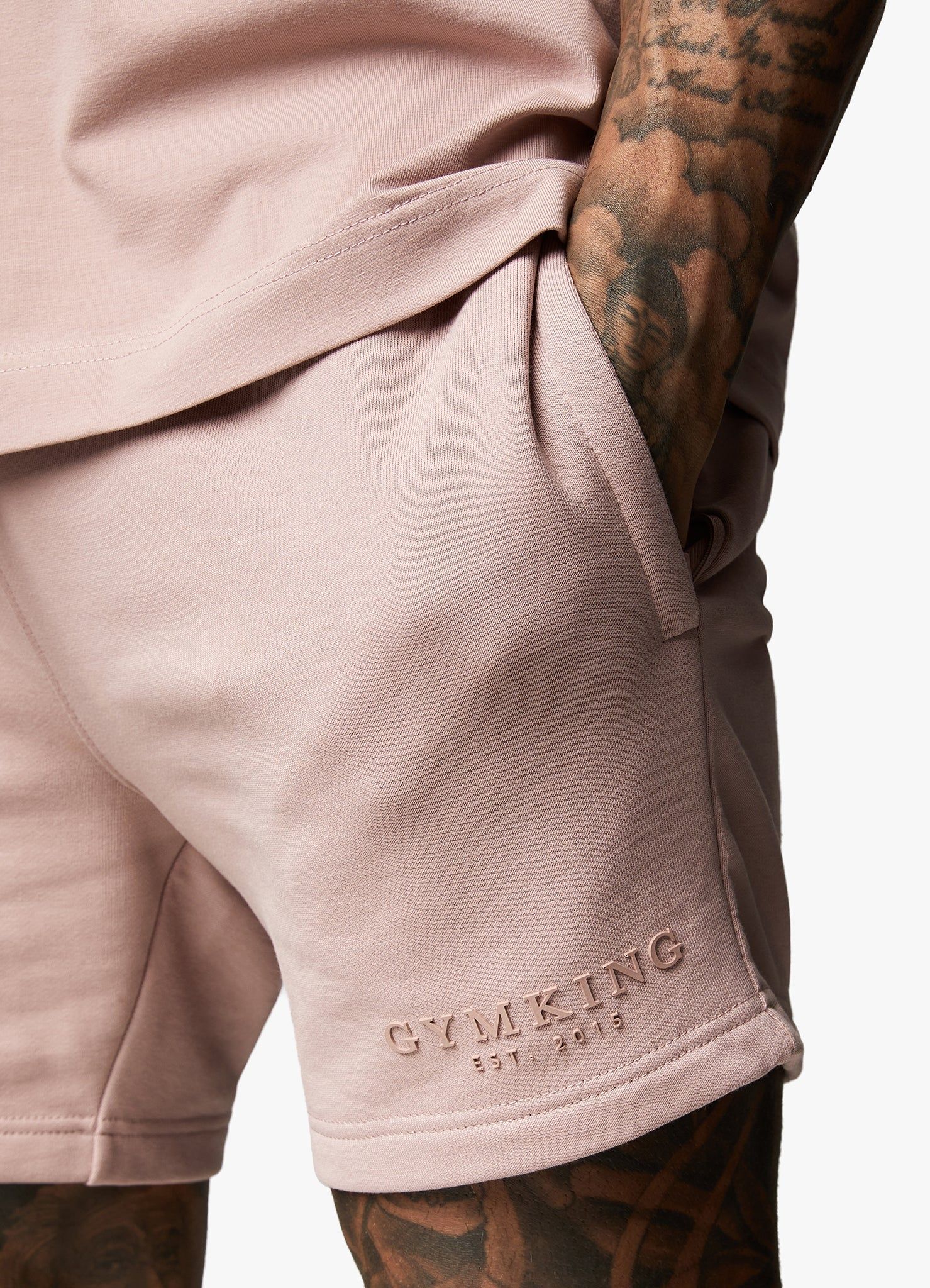Gym King Est. Legacy Short - Dusky Pink sold by The Gym King product image thumbnail 5