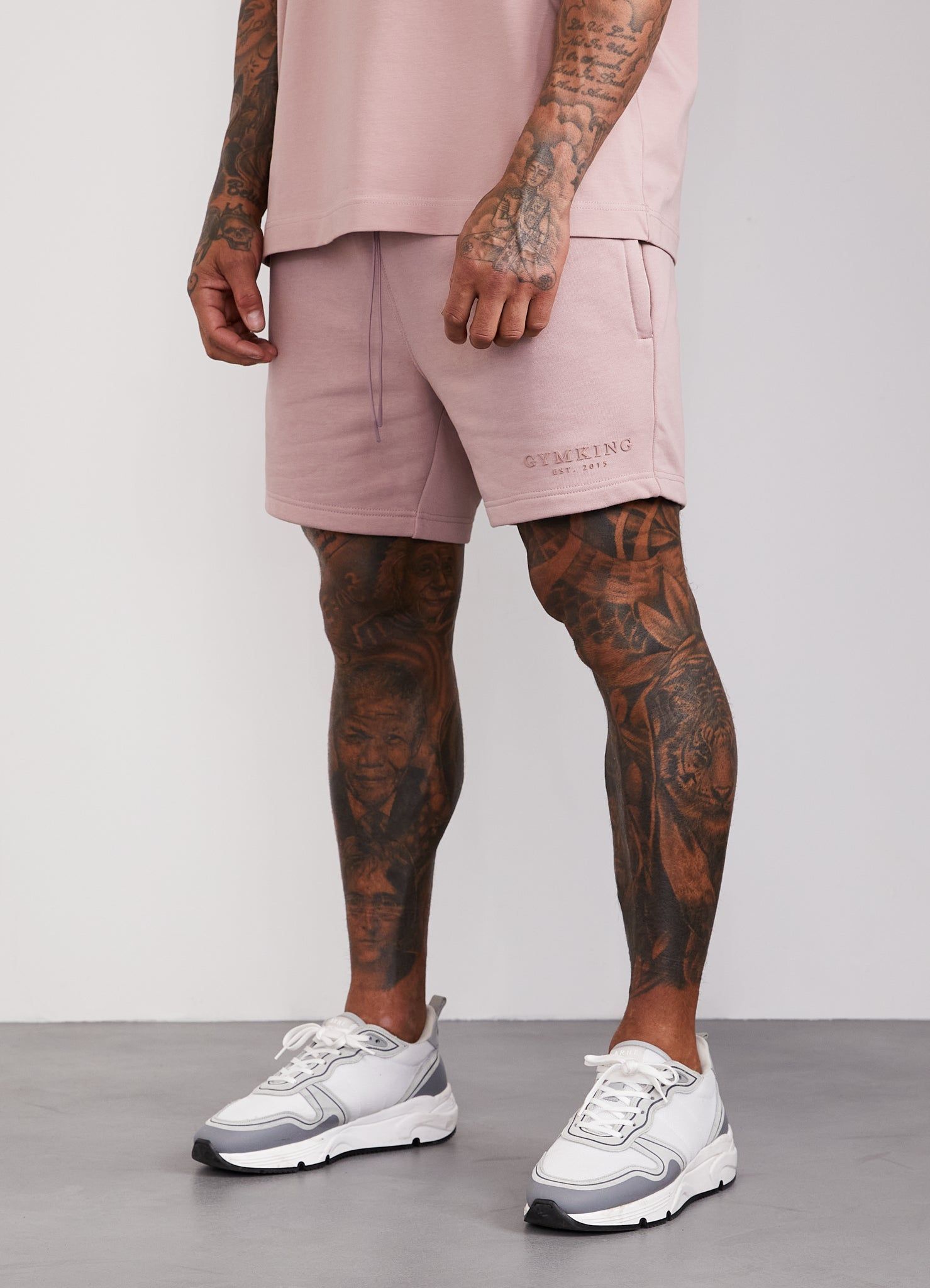 Gym King Est. Legacy Short - Dusky Pink sold by The Gym King product image thumbnail 12