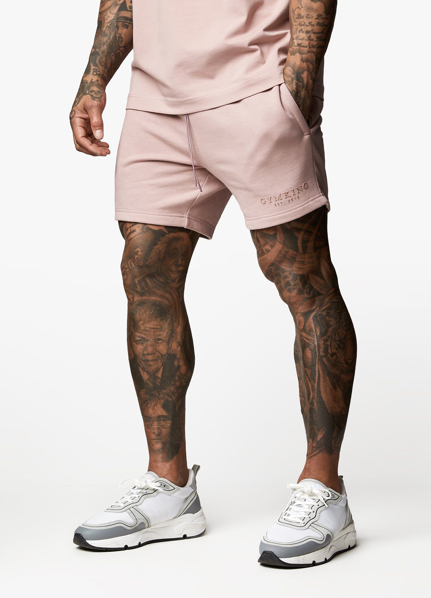 Gym King Est. Legacy Short - Dusky Pink sold by The Gym King product image thumbnail 7
