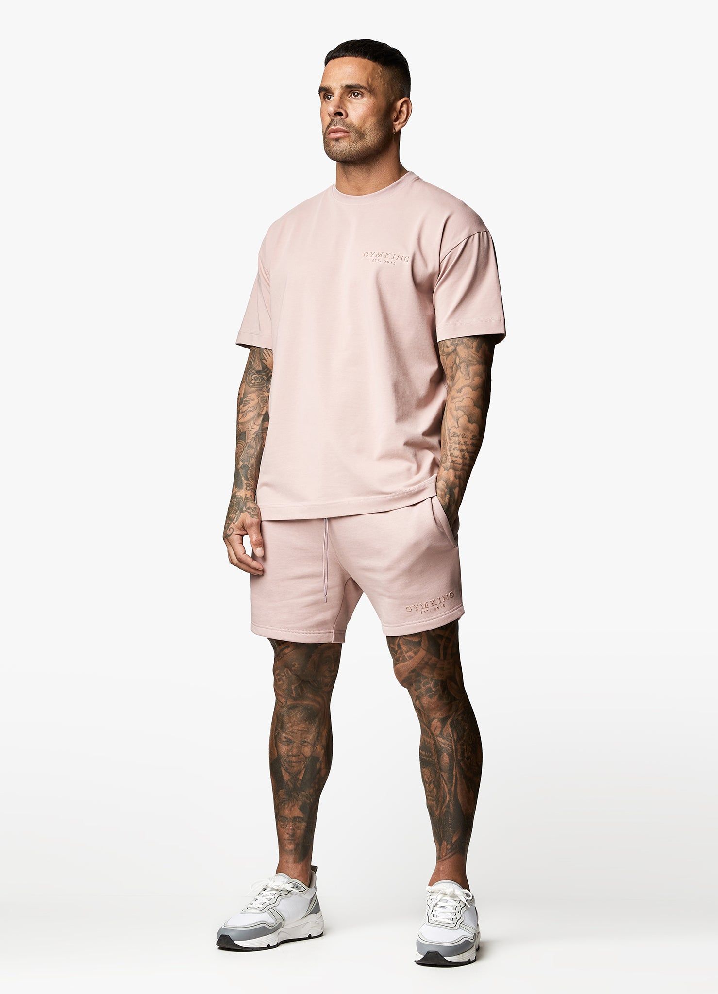 Gym King Est. Legacy Short - Dusky Pink sold by The Gym King product image thumbnail 9