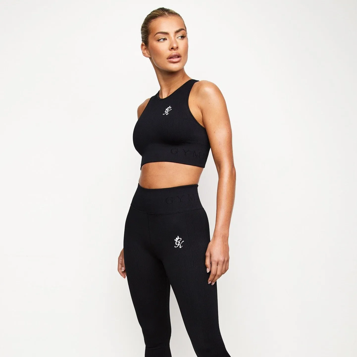 Gym King Formation Seamless Rib Bra - Black sold by The Gym King product image thumbnail 2