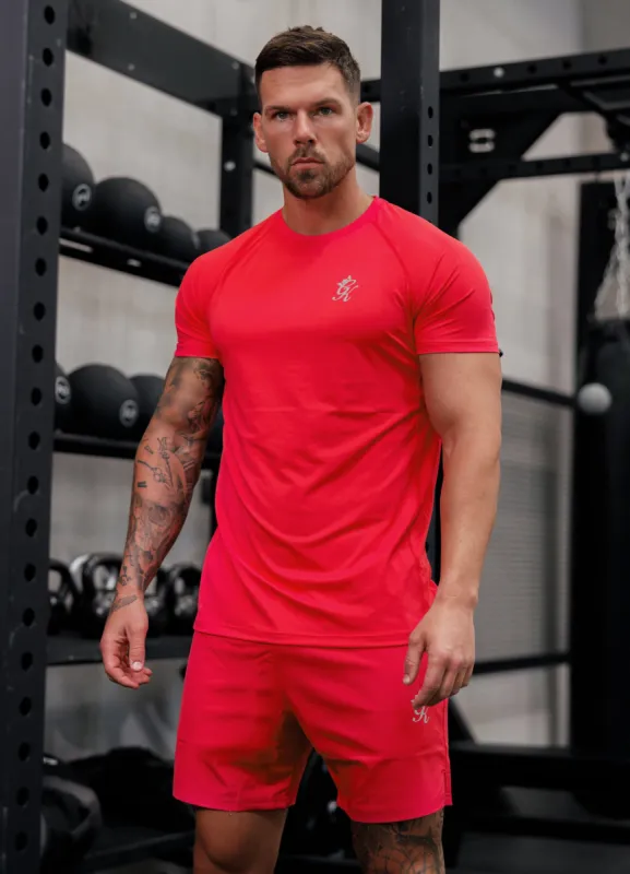 Gym King Energy Tee - Hot Red sold by The Gym King