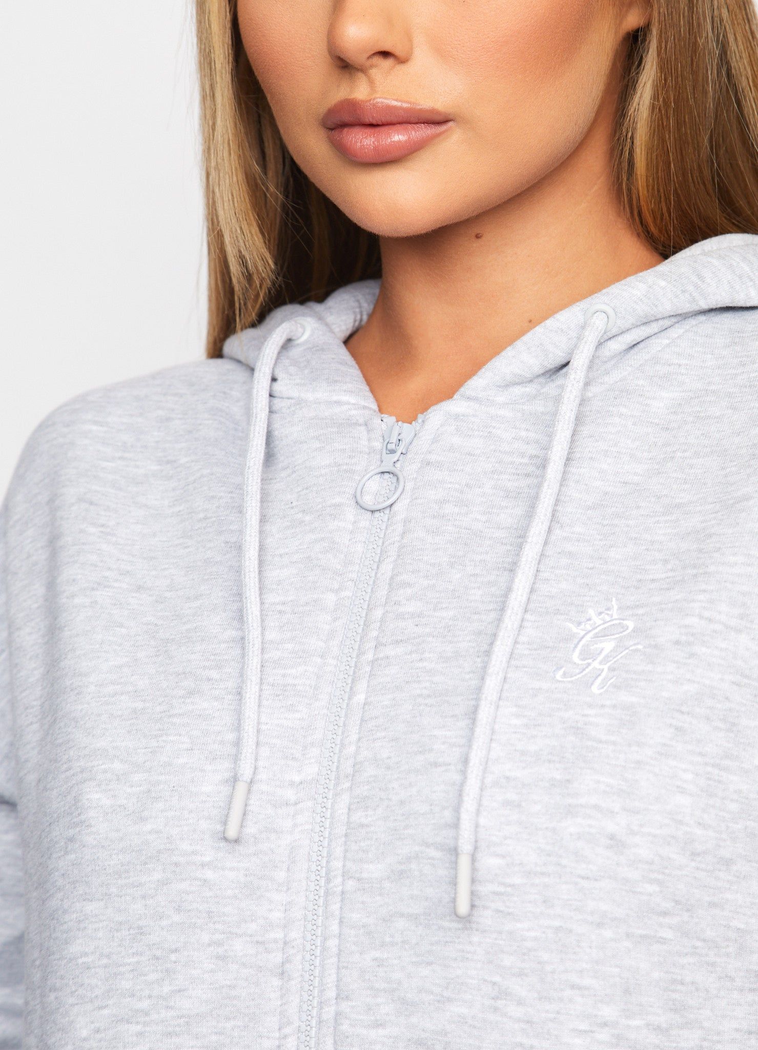 Gym King Recharge Full Zip Hoodie - Grey Marl sold by The Gym King product image thumbnail 5