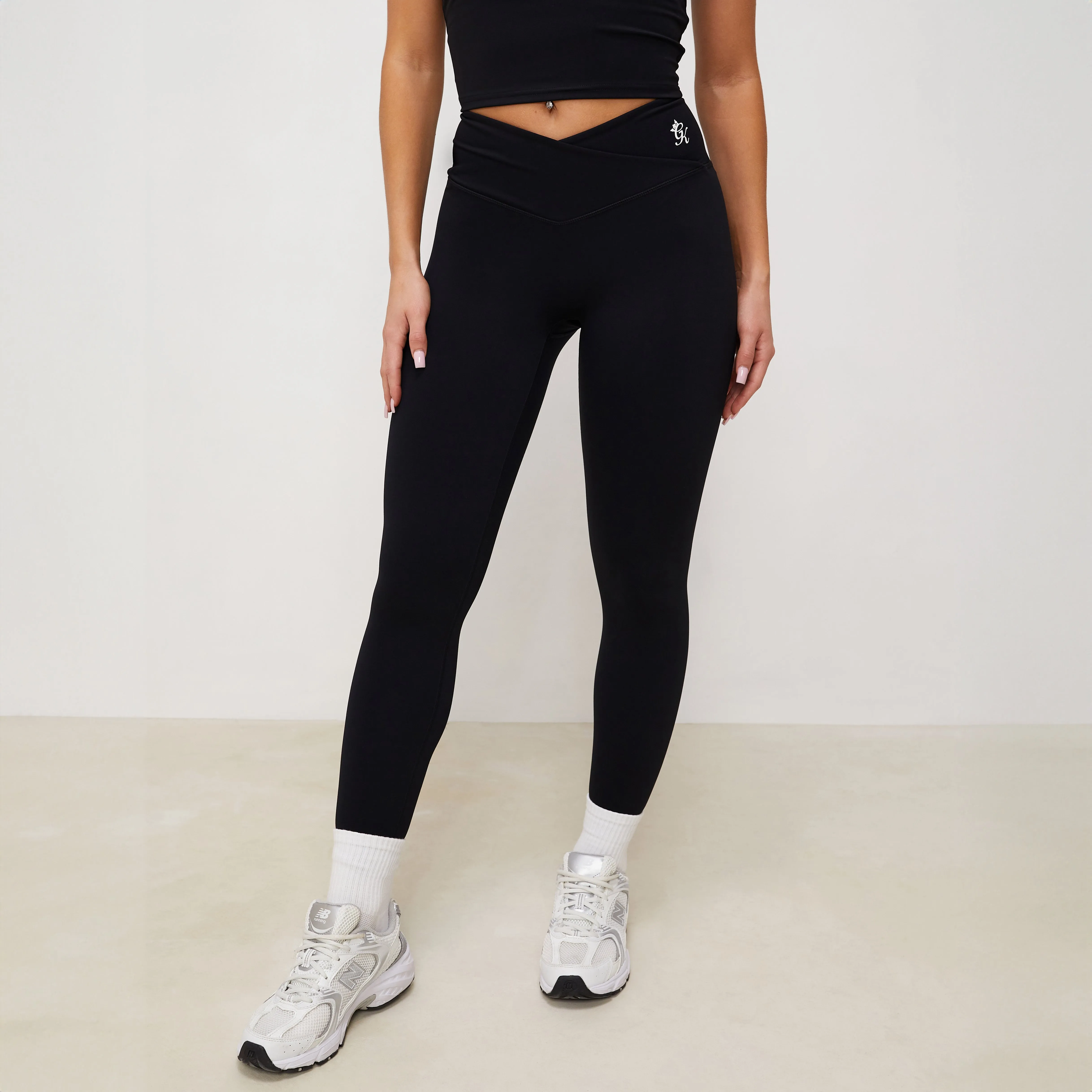 Gym King 365 Wrap Over Legging - Black sold by The Gym King product image thumbnail 2