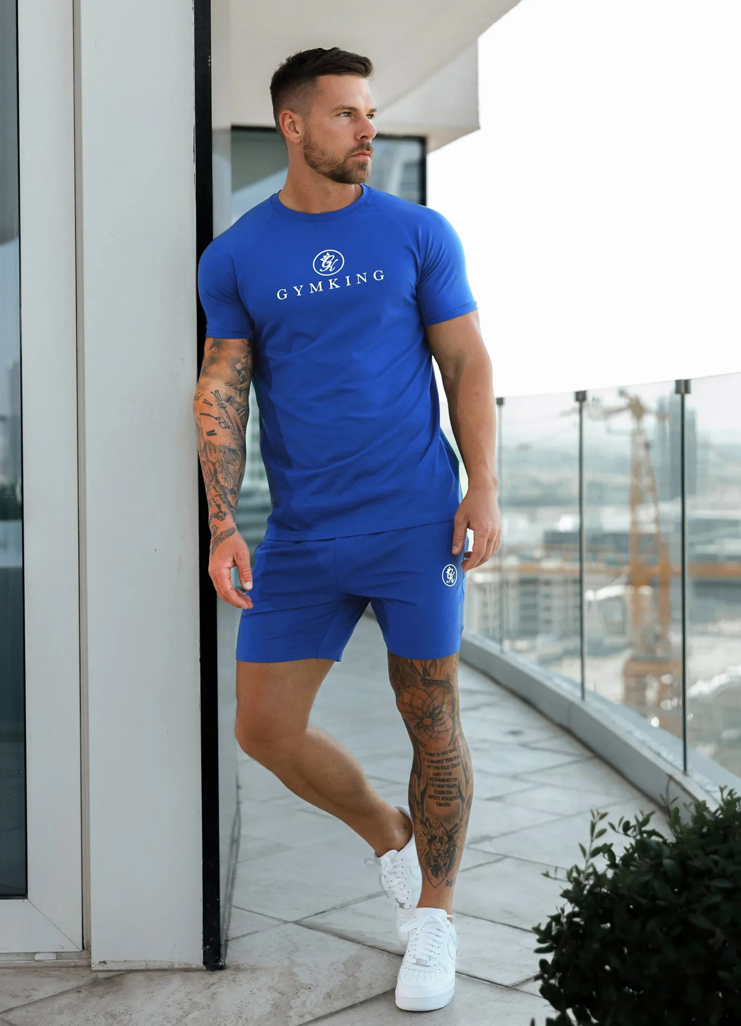 Gym King Pro Logo Jersey Short - Ultramarine sold by The Gym King product image thumbnail 3