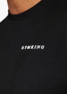 Gym King Signature Knit Tee - Black sold by The Gym King