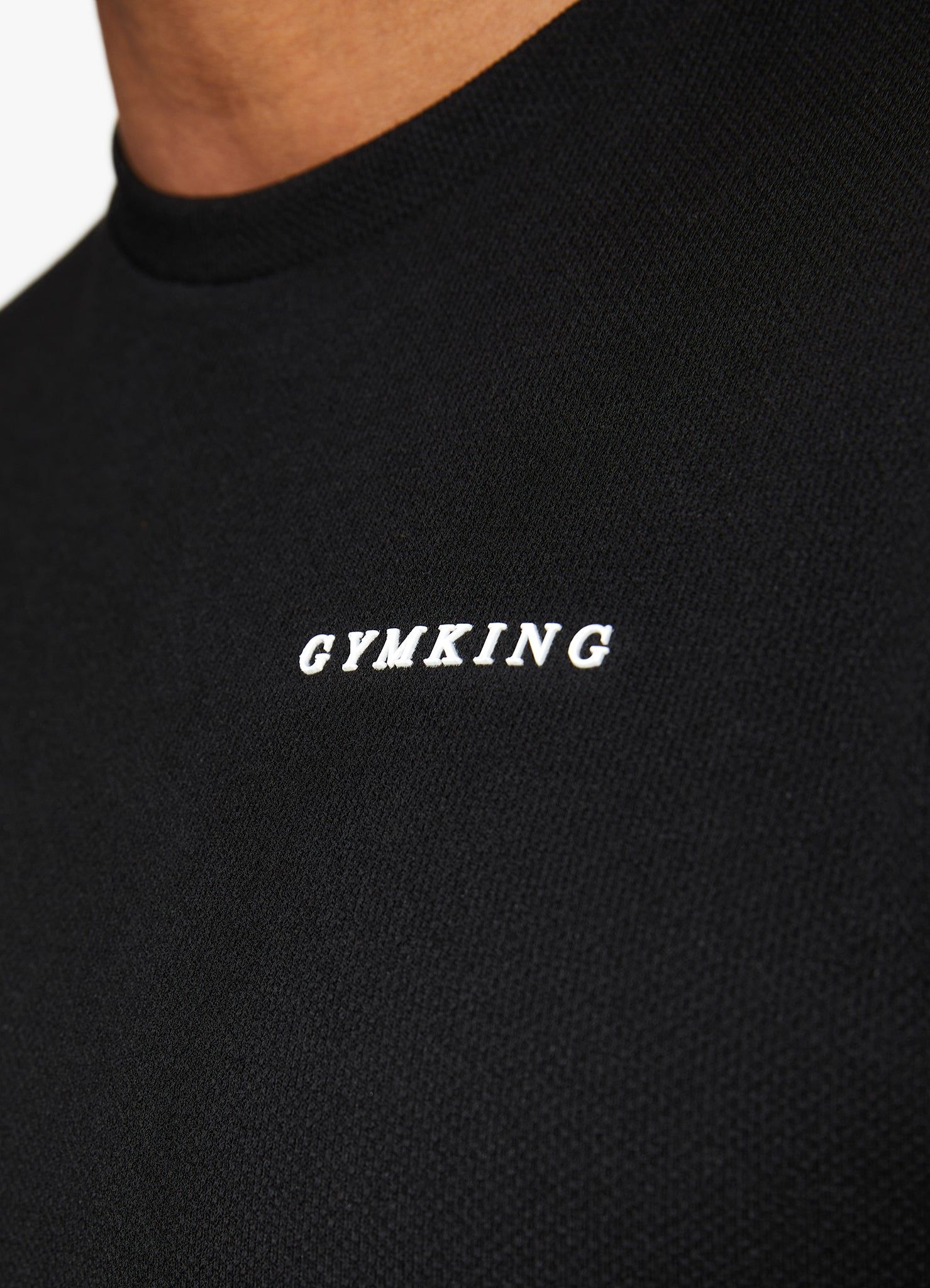 Gym King Signature Knit Tee - Black sold by The Gym King product image thumbnail 5