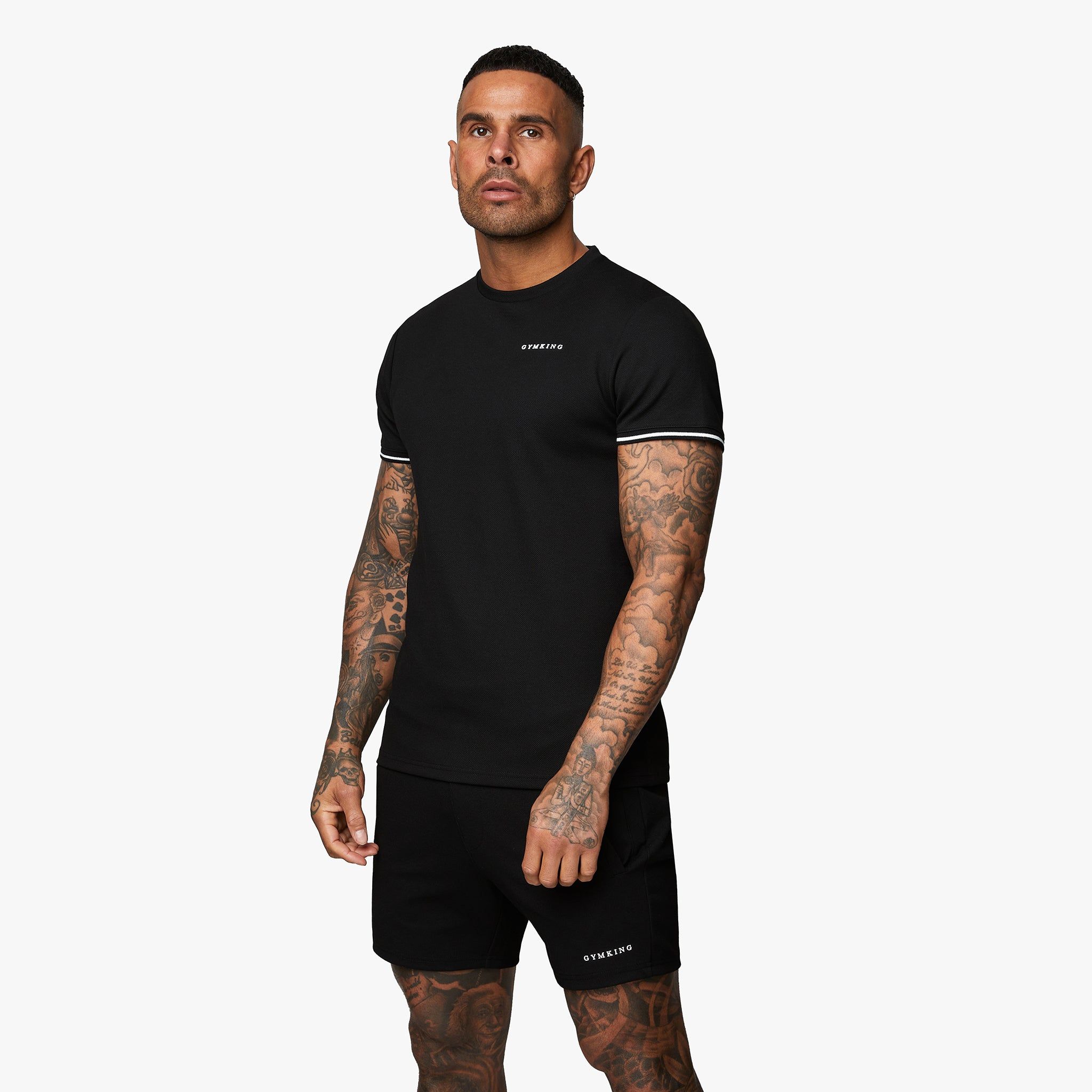 Gym King Signature Knit Tee - Black sold by The Gym King product image thumbnail 2