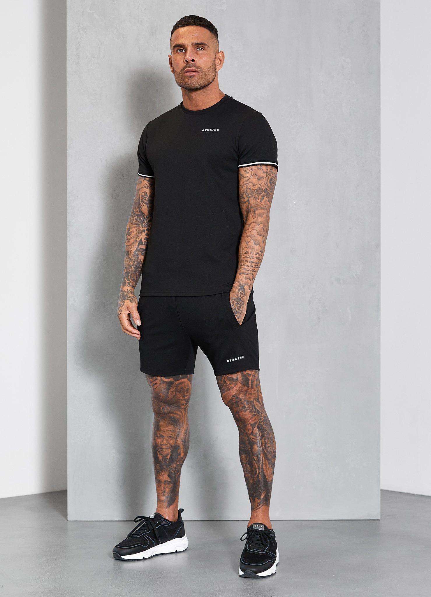 Gym King Signature Knit Tee - Black sold by The Gym King product image thumbnail 3