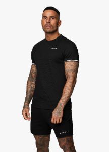 Gym King Signature Knit Tee - Black sold by The Gym King