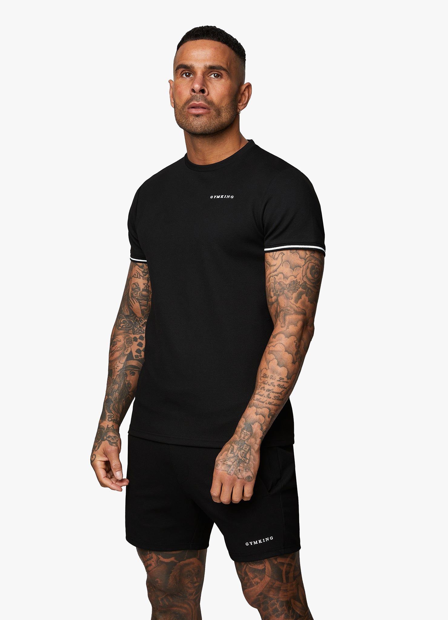 Gym King Signature Knit Tee - Black sold by The Gym King product image thumbnail 4