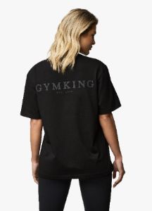 Gym King Established Boyfriend Tee - Black sold by The Gym King