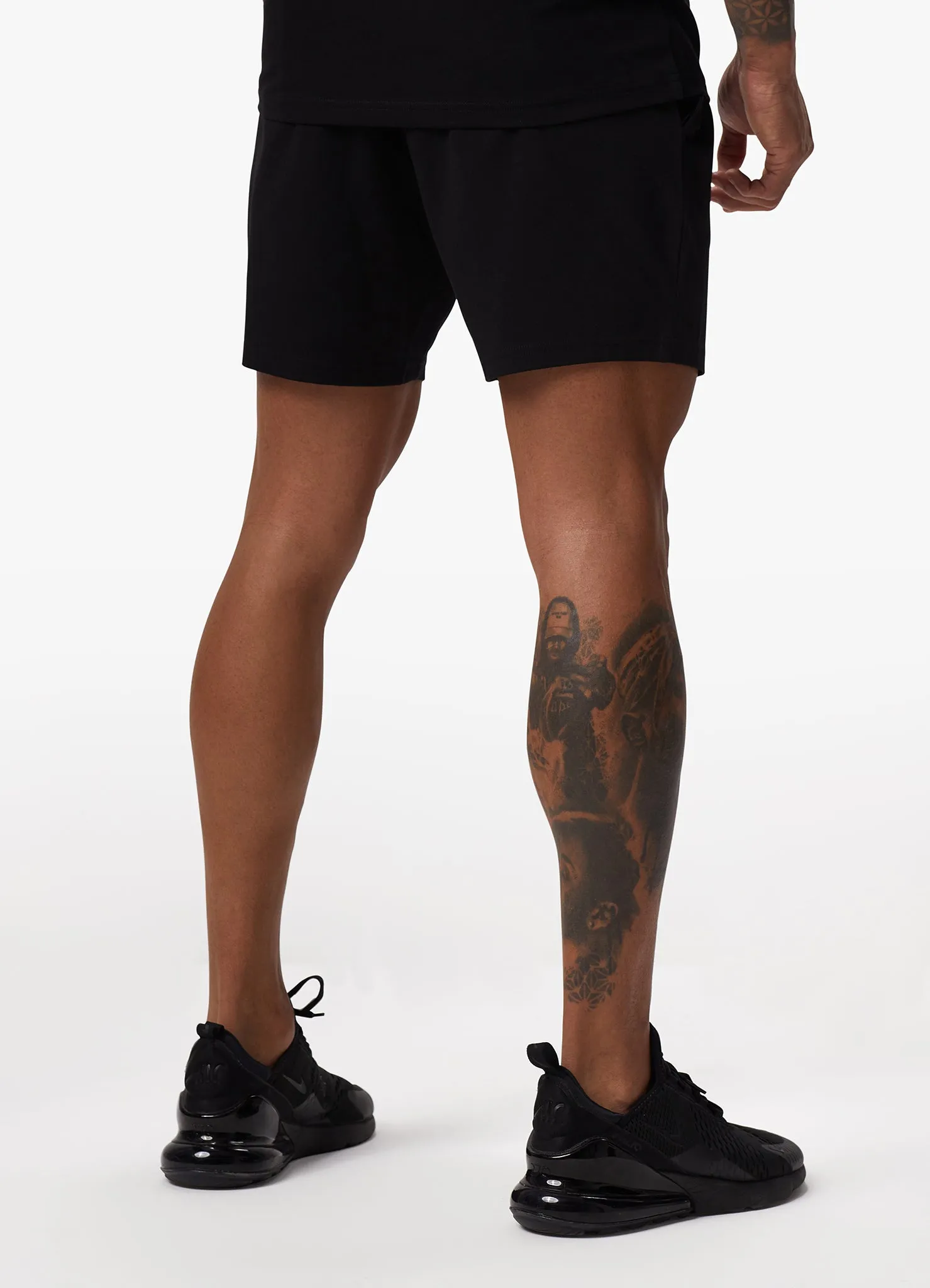 Gym King Pro Logo Jersey Short - Black/Red sold by The Gym King product image thumbnail 4
