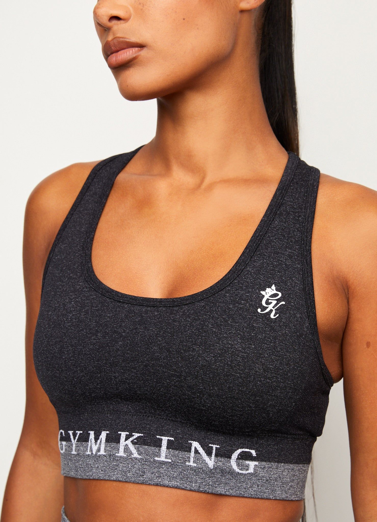 Gym King Seamless Results Sports Bra - Black sold by The Gym King product image thumbnail 4