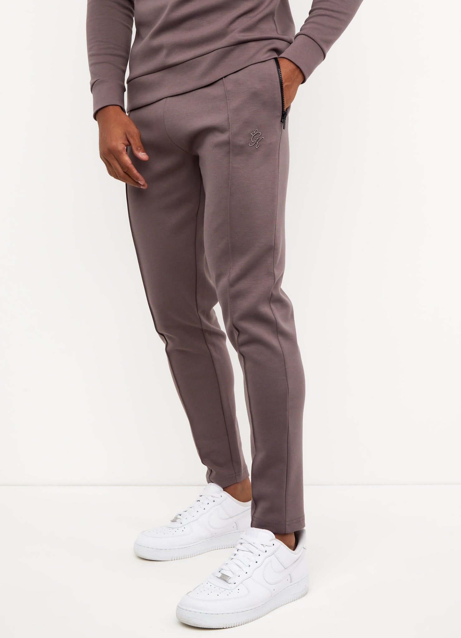 Gym King Signature Zip Jogger - Iron sold by The Gym King