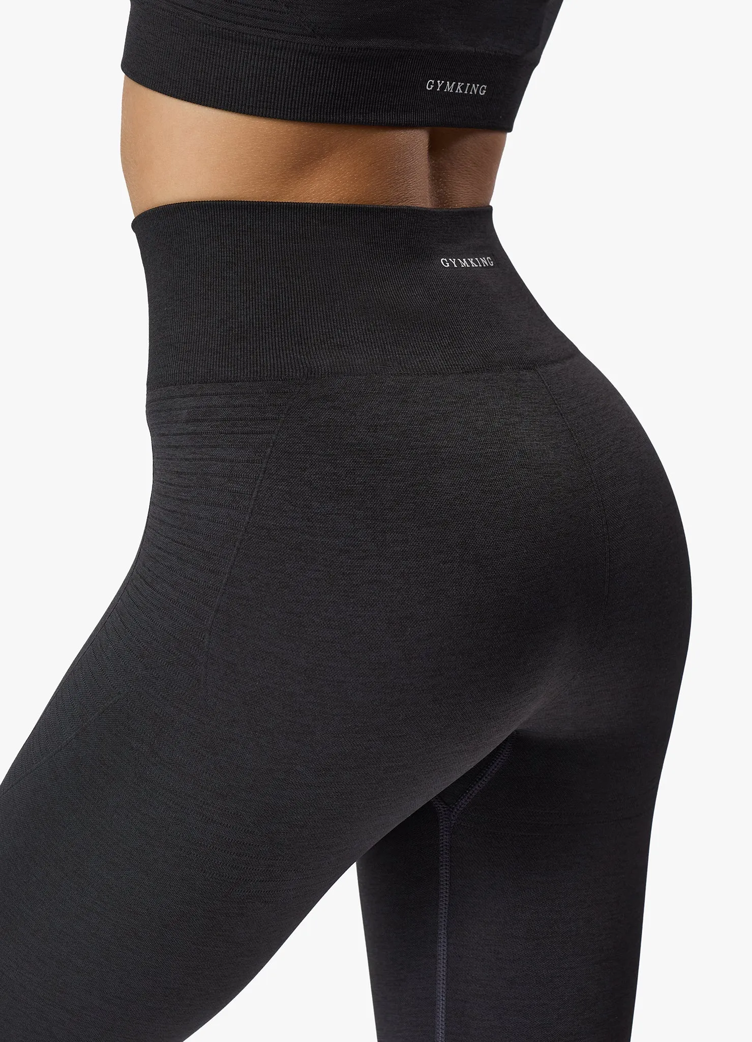 Gym King Results 2.0 Seamless Legging - Black sold by The Gym King product image thumbnail 3