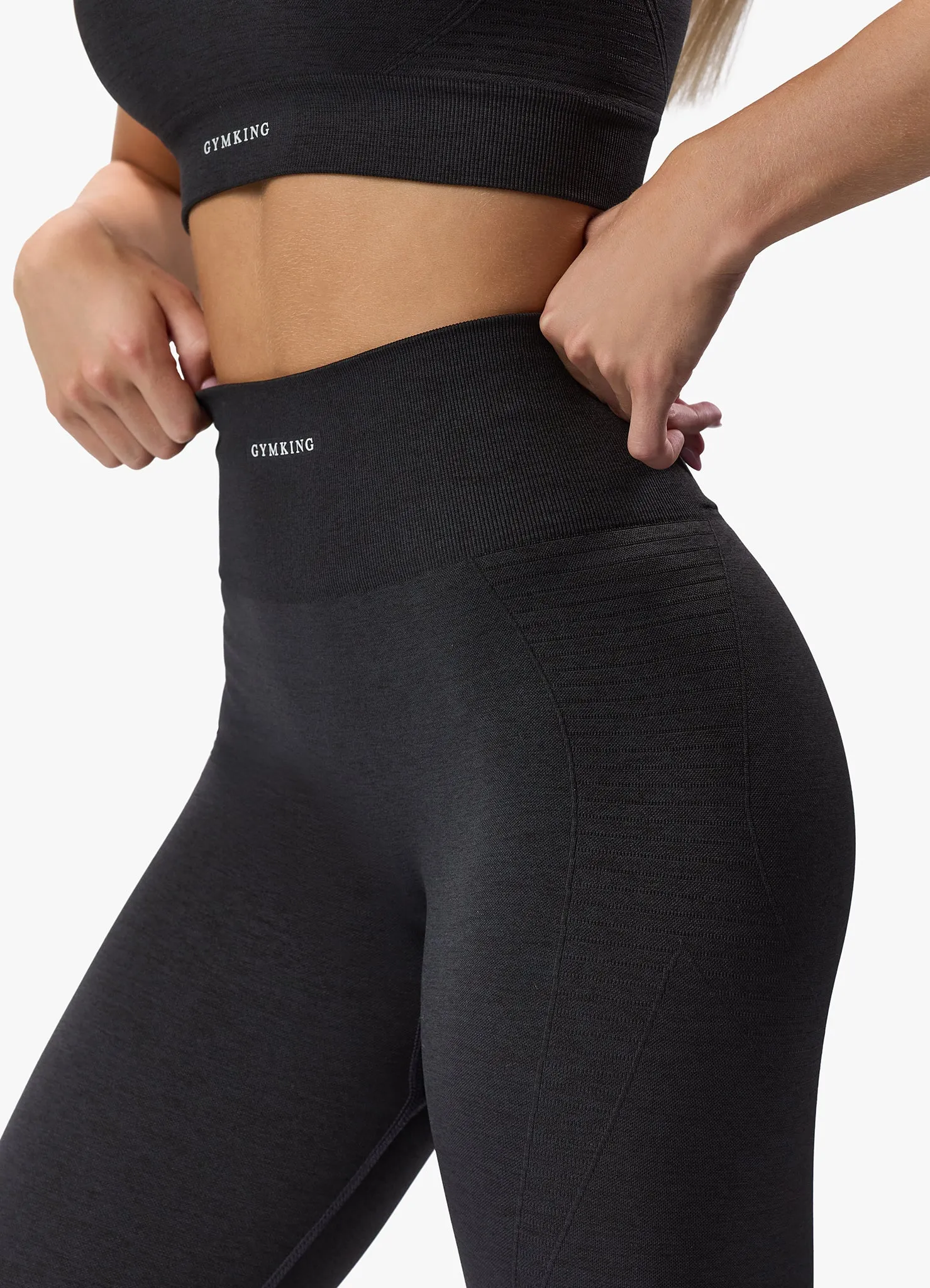 Gym King Results 2.0 Seamless Legging - Black sold by The Gym King product image thumbnail 5