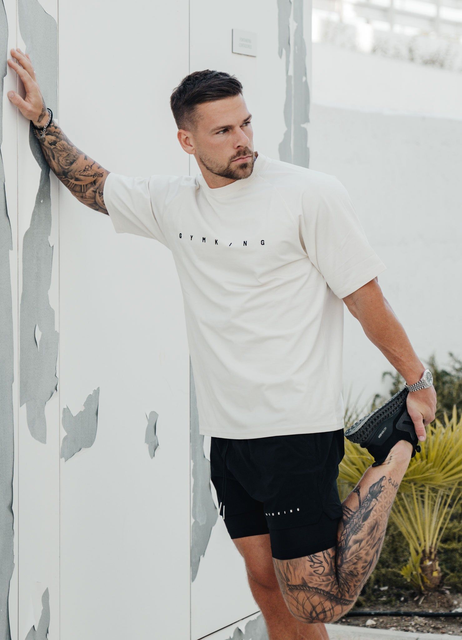 Gym King Rebellion Tee - Antique White sold by The Gym King product image thumbnail 3