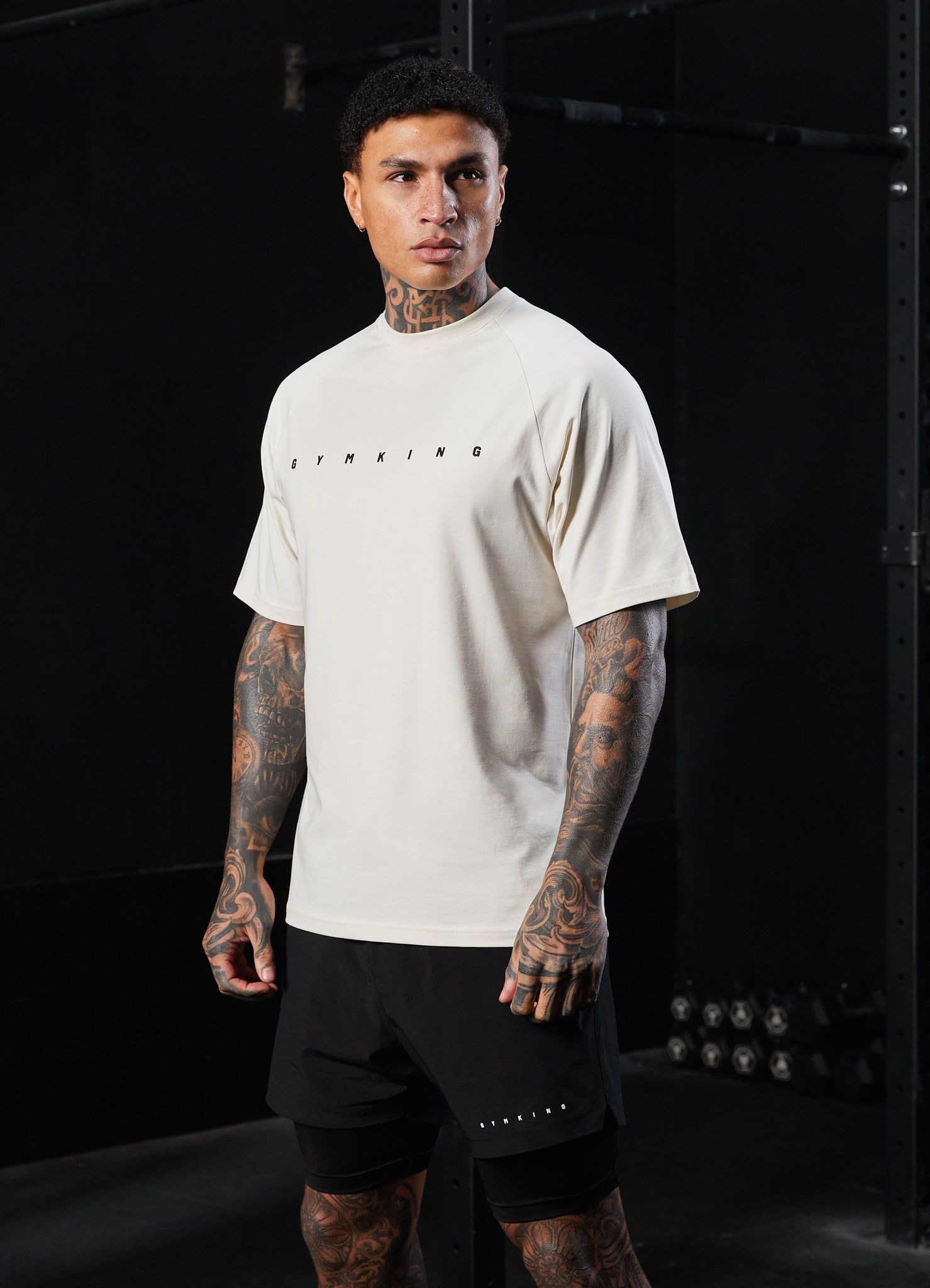 Gym King Rebellion Tee - Antique White sold by The Gym King product image thumbnail 5
