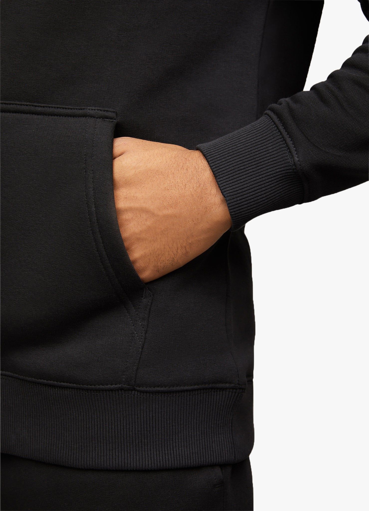 Gym King Pro Logo Hood - Black/Black sold by The Gym King product image thumbnail 6