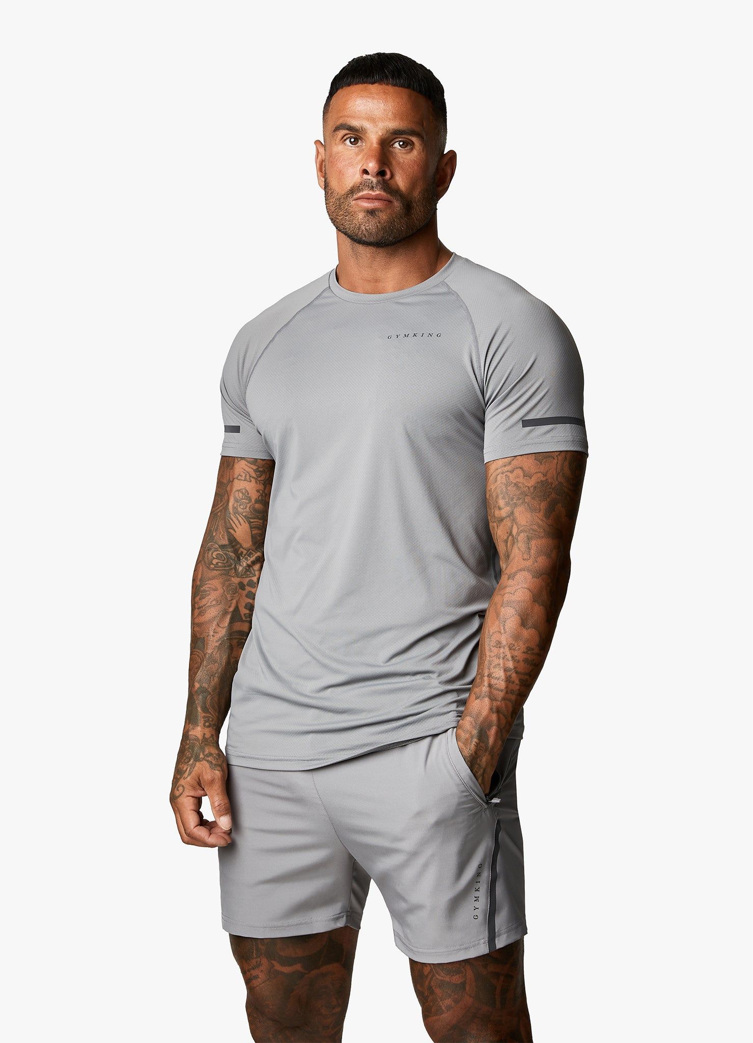 Gym King Covert SS Tee - Dark Grey sold by The Gym King product image thumbnail 5