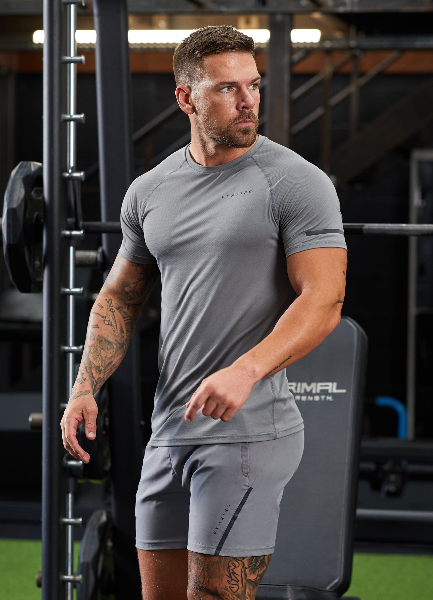 Gym King Covert SS Tee - Dark Grey sold by The Gym King product image thumbnail 4