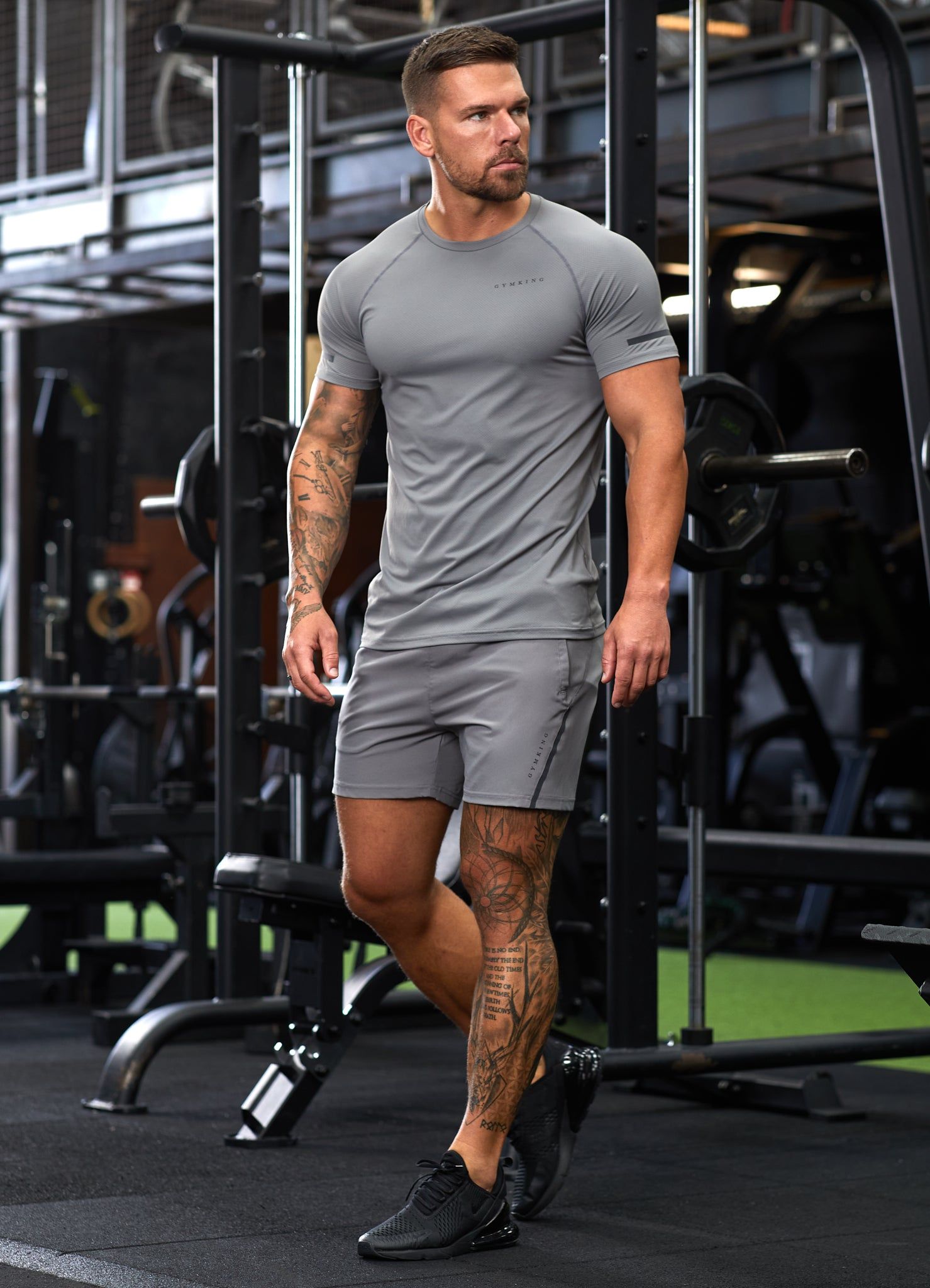 Gym King Covert SS Tee - Dark Grey sold by The Gym King product image thumbnail 3