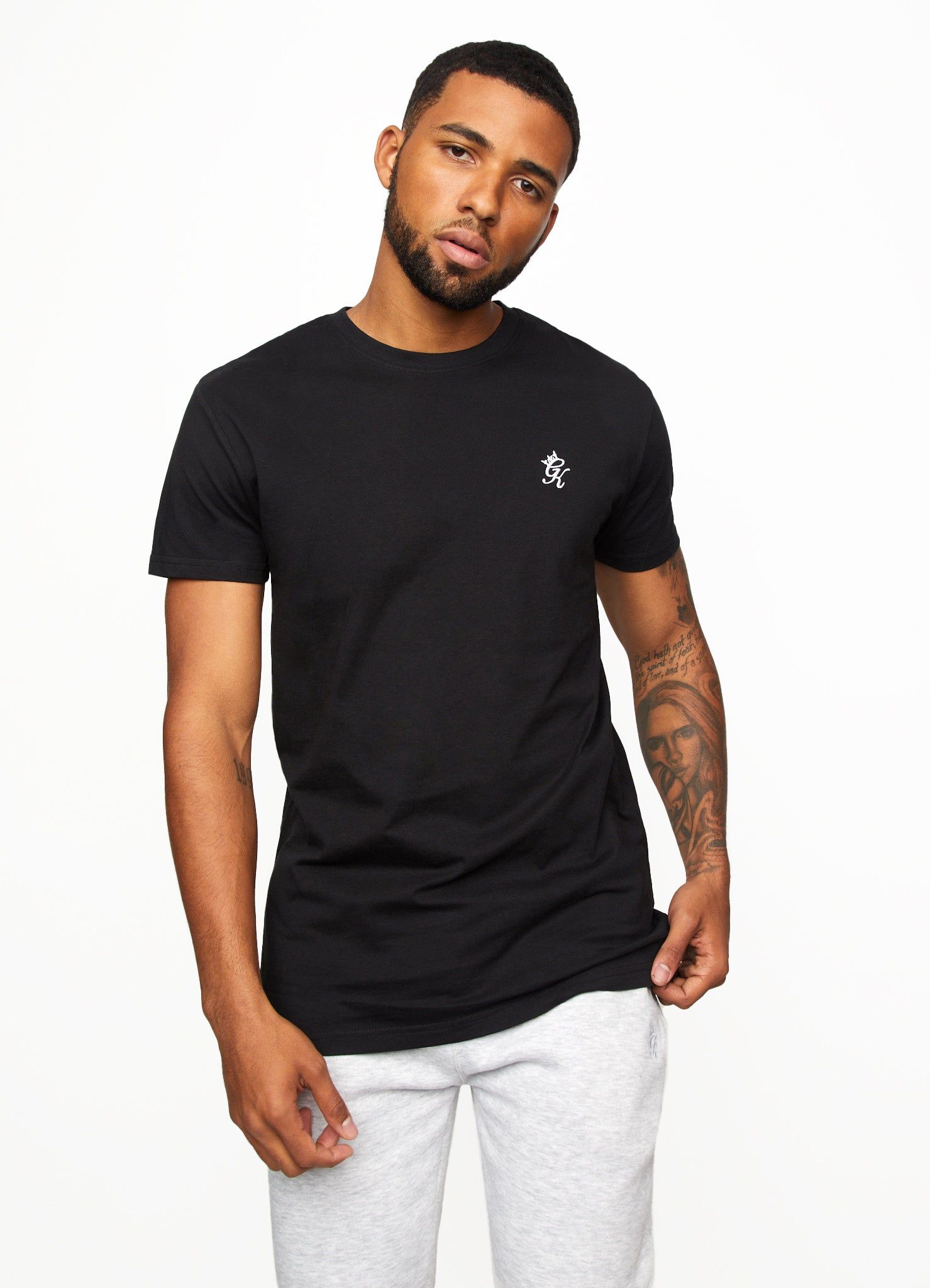 Gym King Essential 2-Pack T-Shirts - White/Black sold by The Gym King product image thumbnail 4