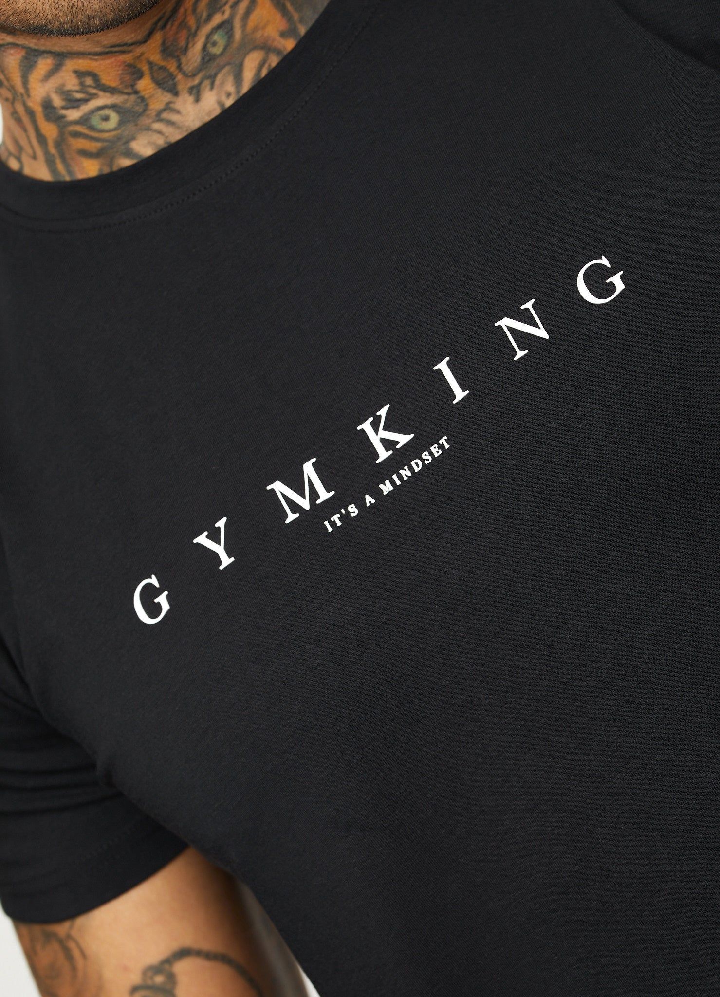 Gym King Mindset Tee - Black sold by The Gym King product image thumbnail 3