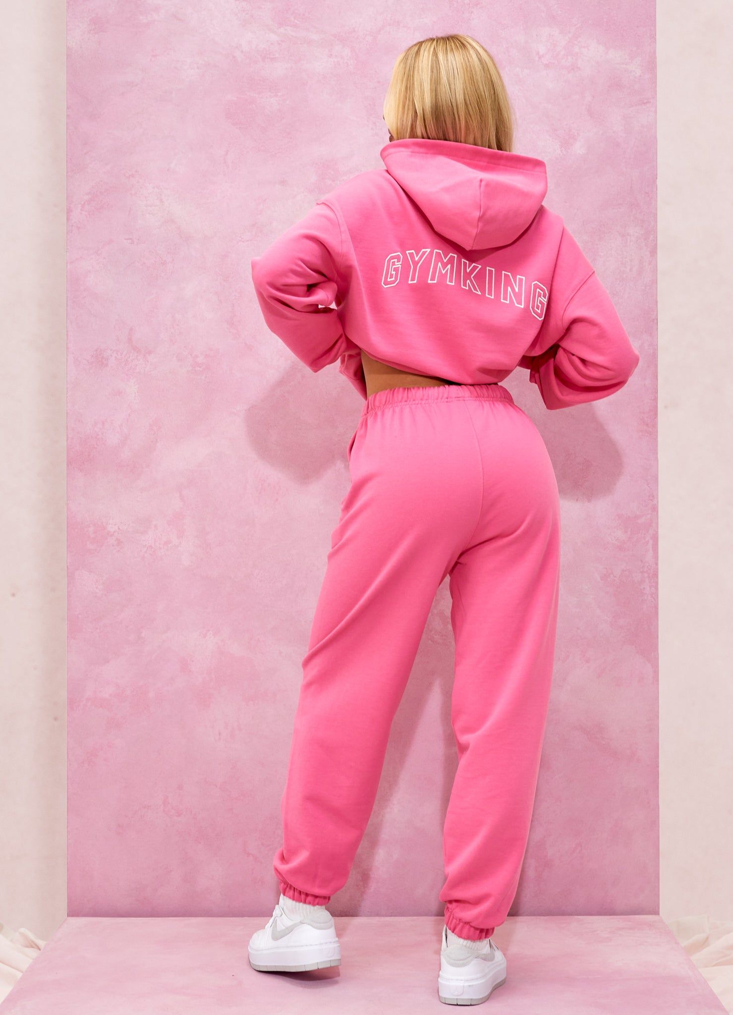 Gym King Malibu Oversized Hood & Jogger - Pink sold by The Gym King