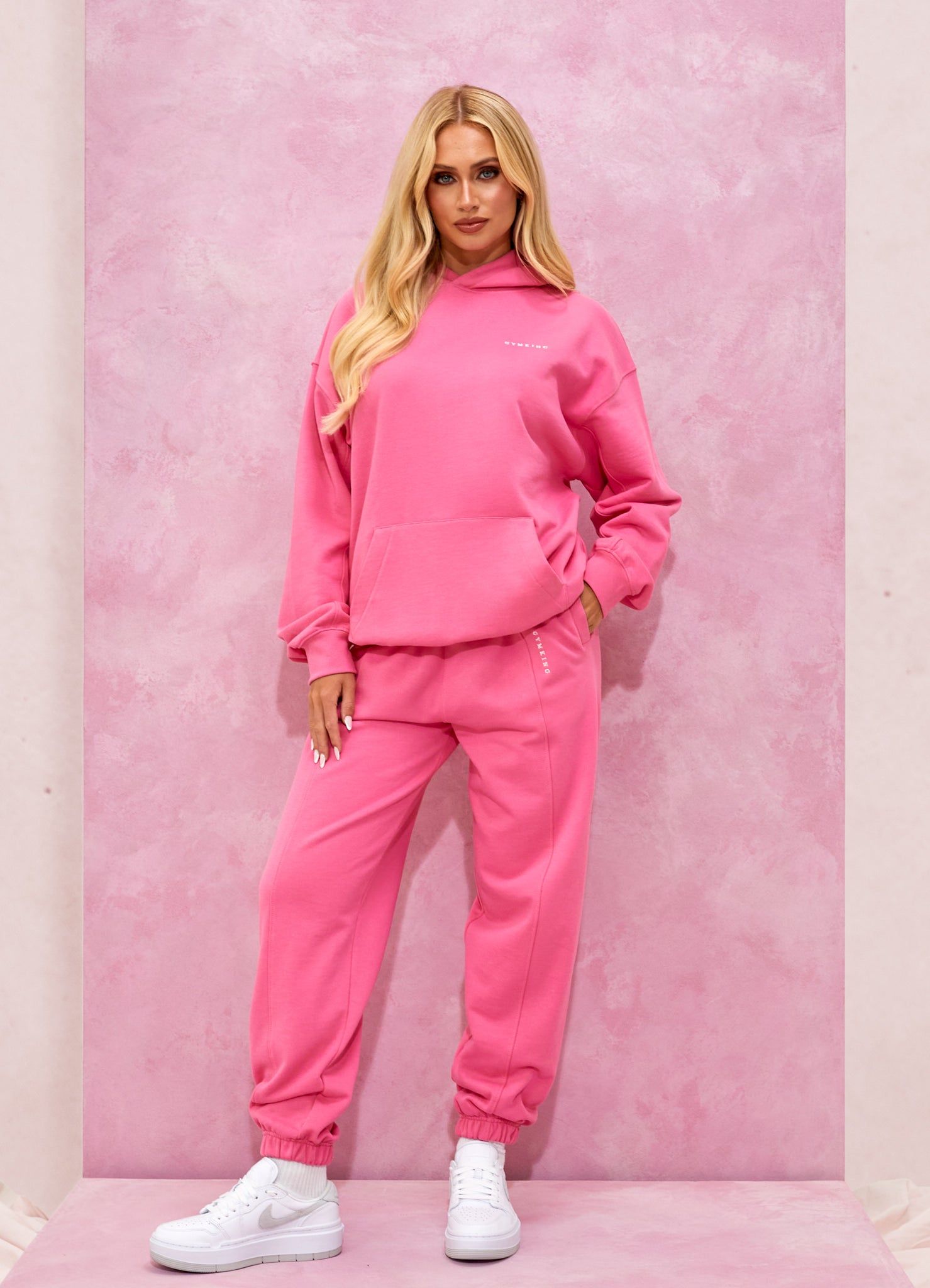 Gym King Malibu Oversized Hood & Jogger - Pink sold by The Gym King product image thumbnail 3