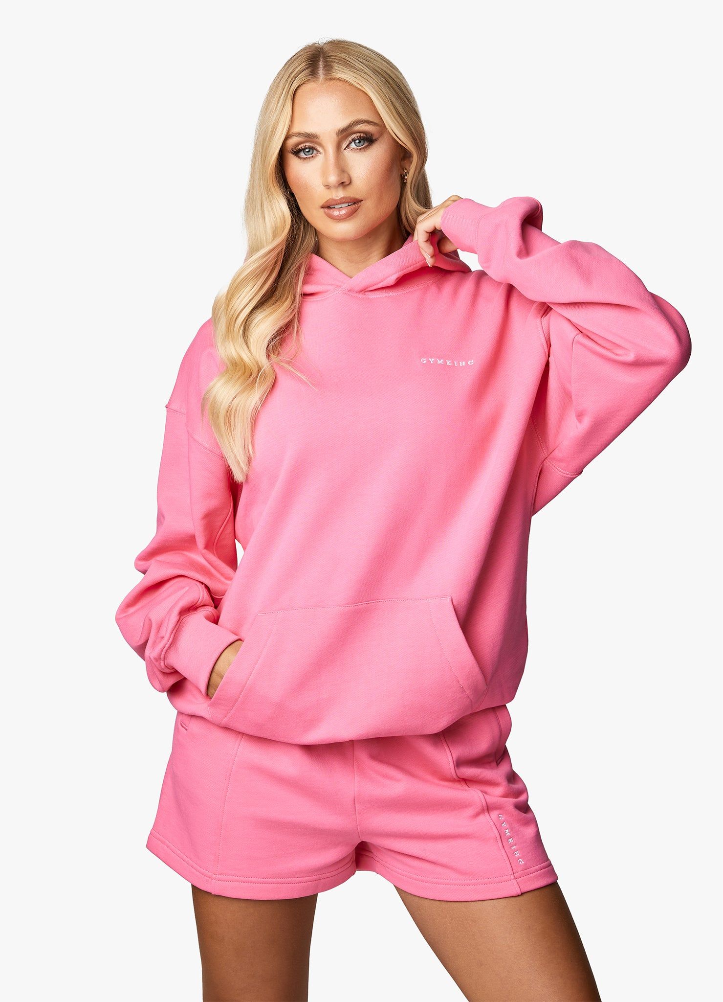 Gym King Malibu Oversized Hood & Jogger - Pink sold by The Gym King product image thumbnail 9