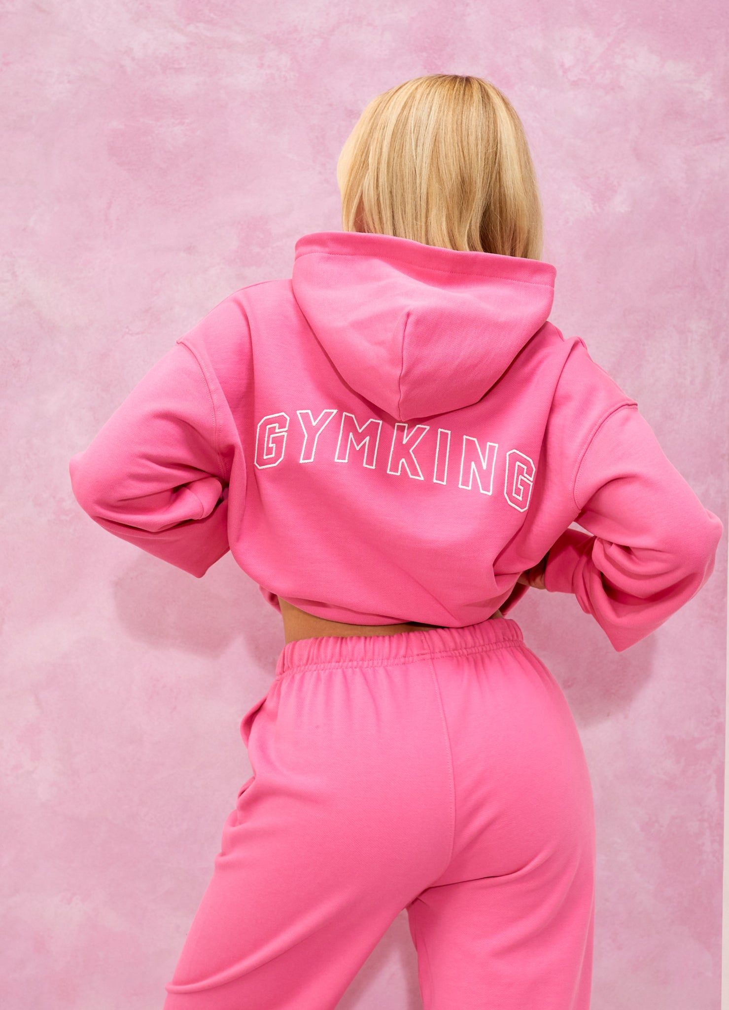Gym King Malibu Oversized Hood & Jogger - Pink sold by The Gym King product image thumbnail 23
