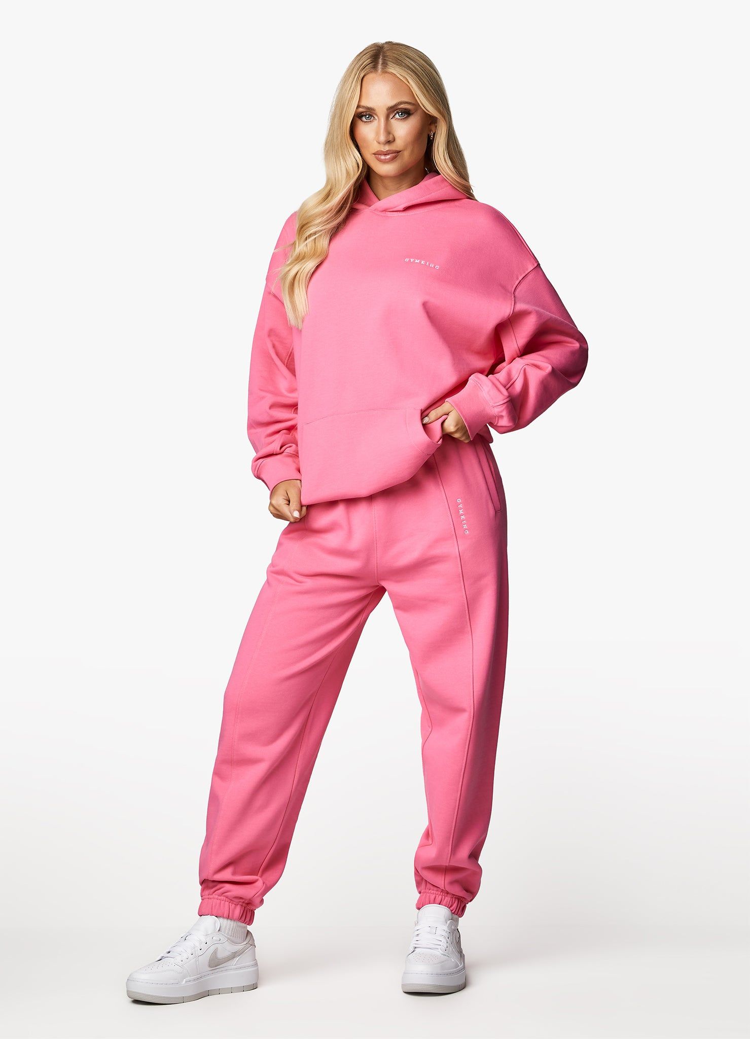 Gym King Malibu Oversized Hood & Jogger - Pink sold by The Gym King product image thumbnail 6