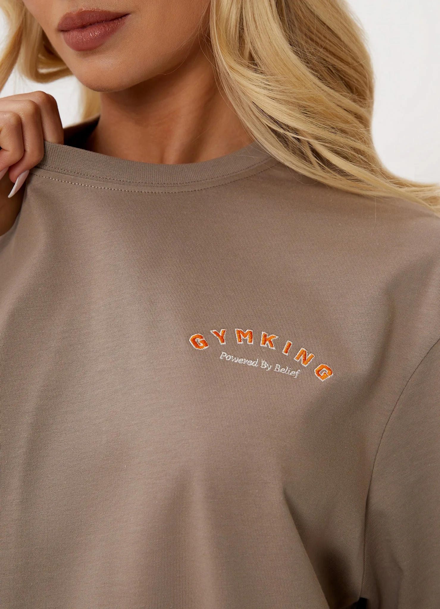 Gym King Spirit of Summer Boyfriend Tee - Mocha sold by The Gym King product image thumbnail 5