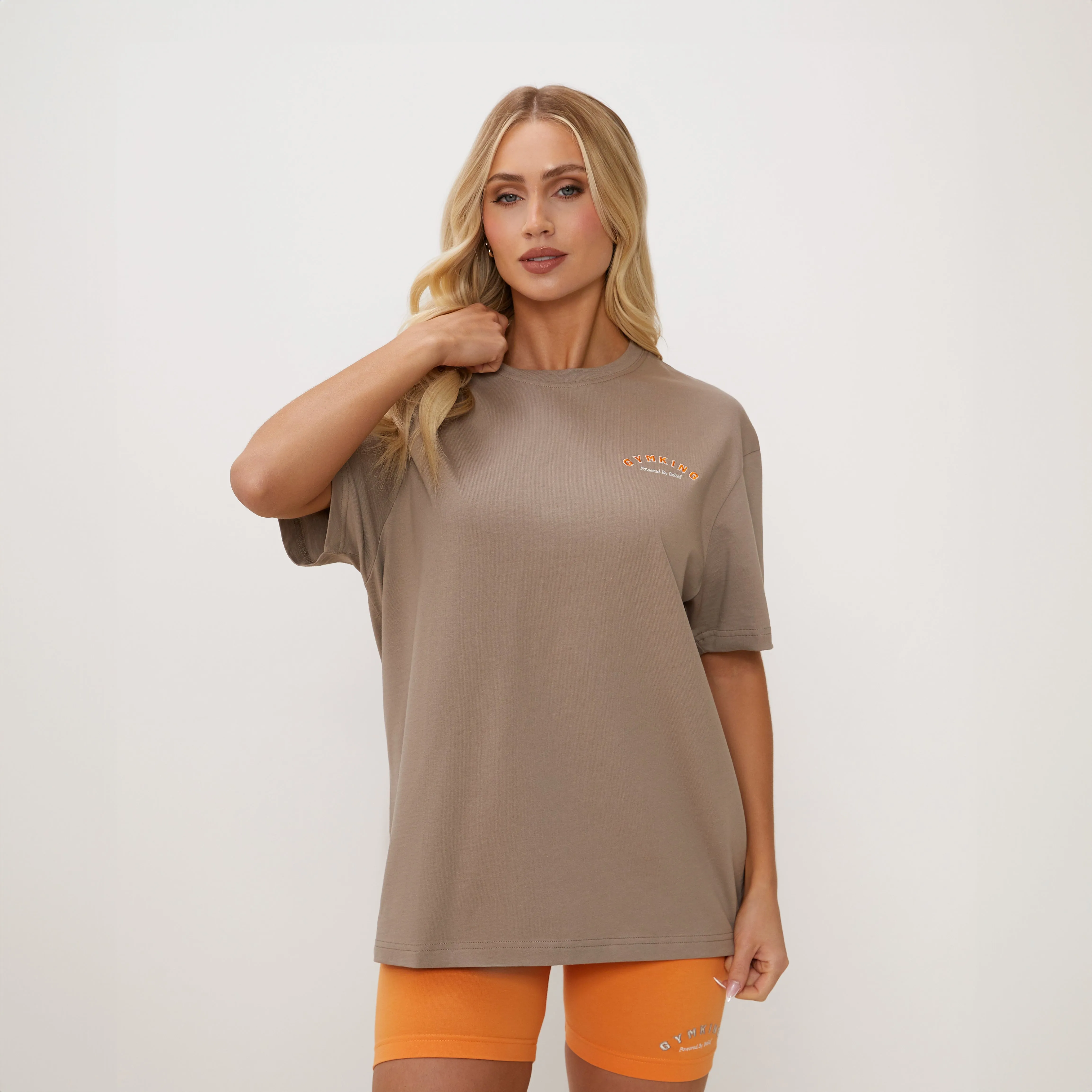 Gym King Spirit of Summer Boyfriend Tee - Mocha sold by The Gym King product image thumbnail 2