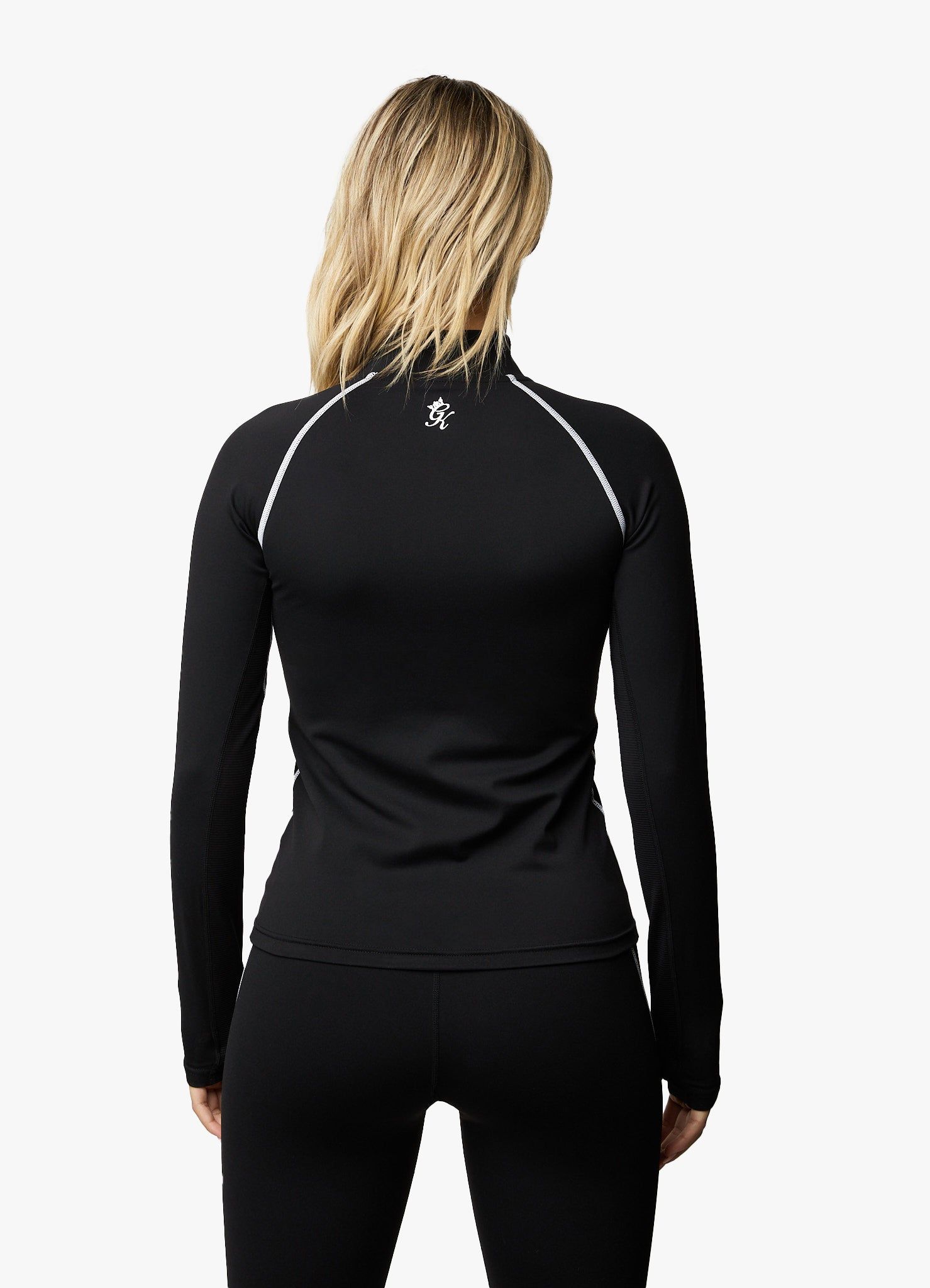 Gym King Motivate 1/4 Zip - Black/White sold by The Gym King product image thumbnail 3