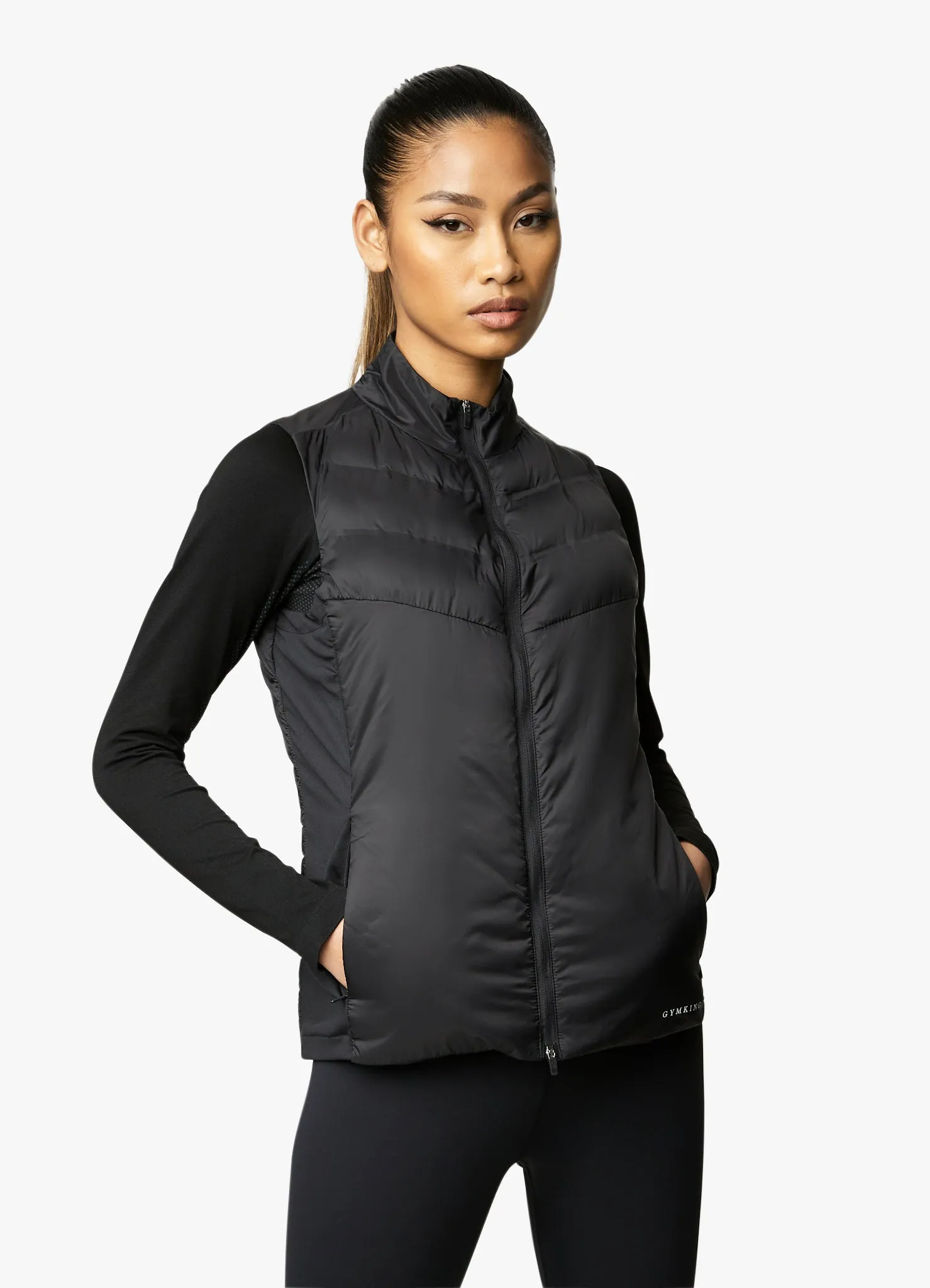 Gym King 365 Gilet – Black sold by The Gym King