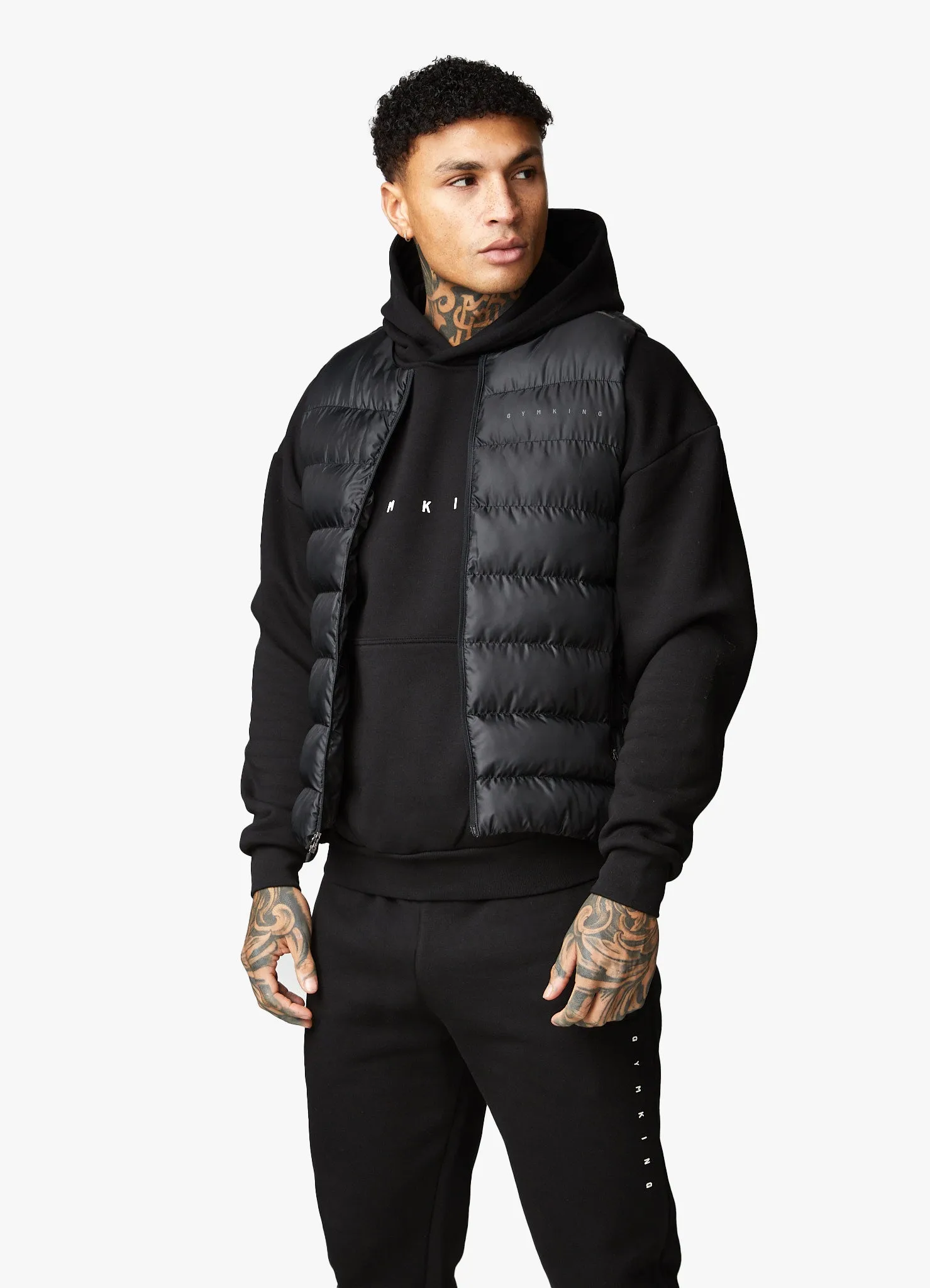 Gym King Rebellion Gilet - Black sold by The Gym King