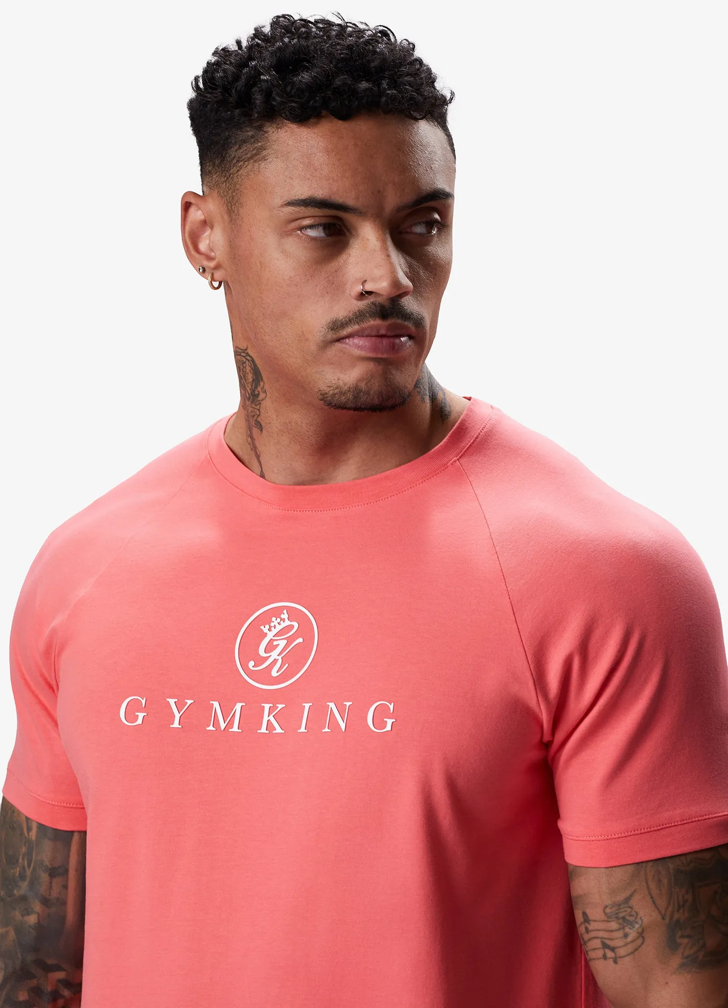 Gym King Pro Jersey Tee - Coral sold by The Gym King product image thumbnail 5
