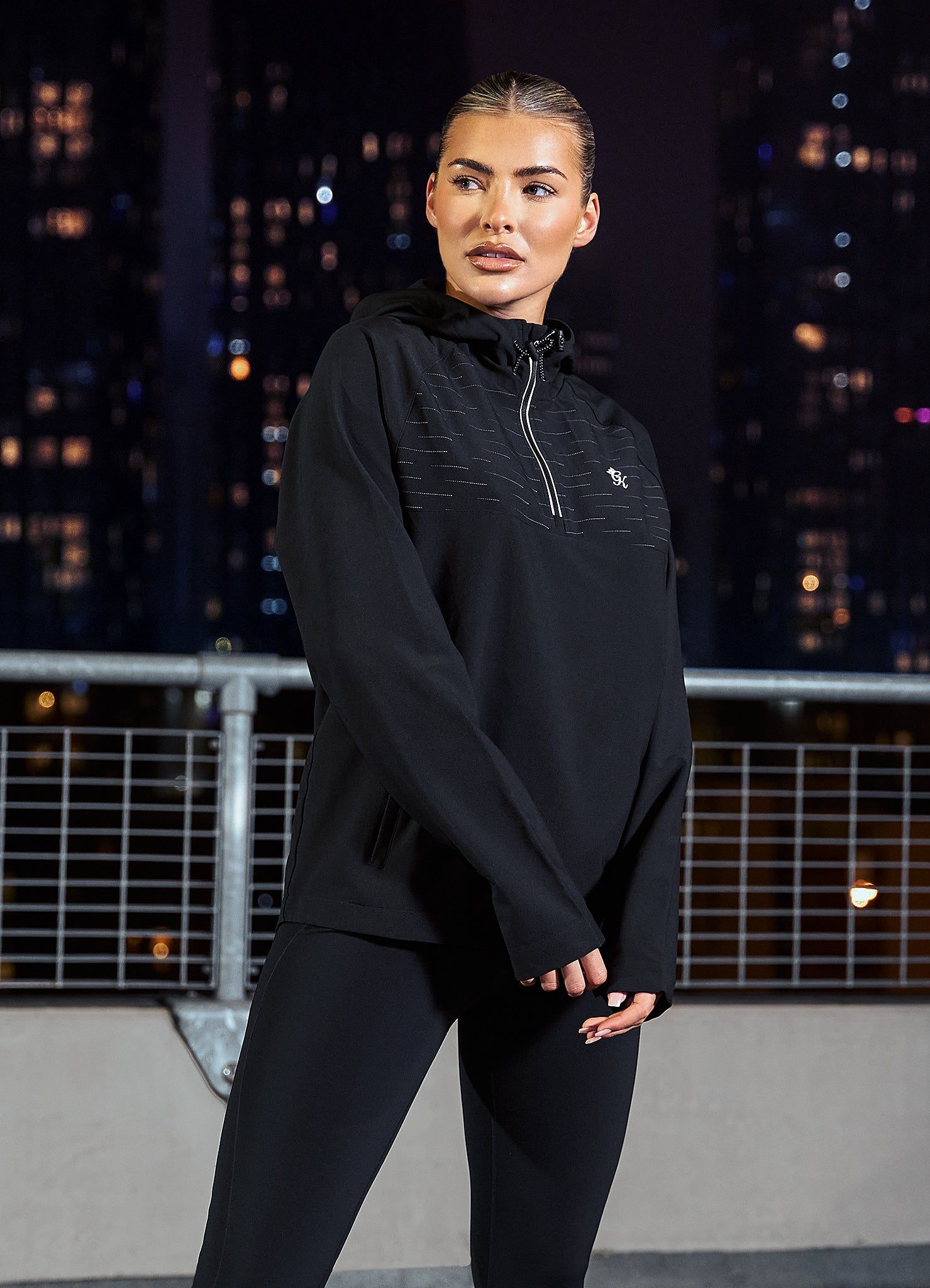 Gym King Deflect Overhead Jacket - Black sold by The Gym King