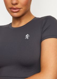 Gym King 365 Cap Sleeve Tee - Graphite sold by The Gym King