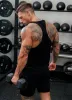 Gym King Fundamental Stringer Jersey Vest - Black sold by The Gym King