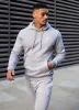 Gym King Fundamental Fleece Hood Tracksuit - Grey Marl sold by The Gym King