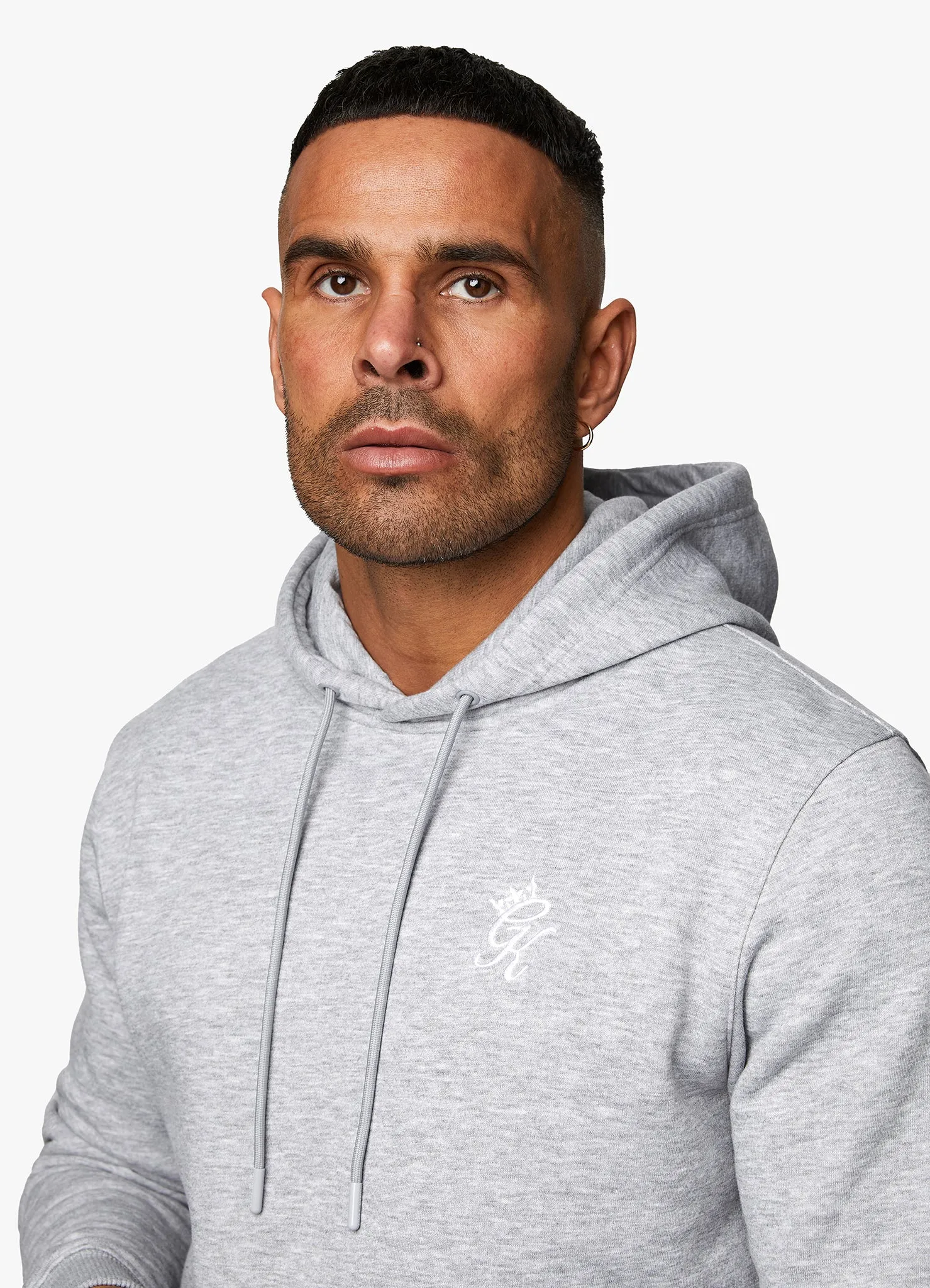 Gym King Fundamental Fleece Hood Tracksuit - Grey Marl sold by The Gym King product image thumbnail 5