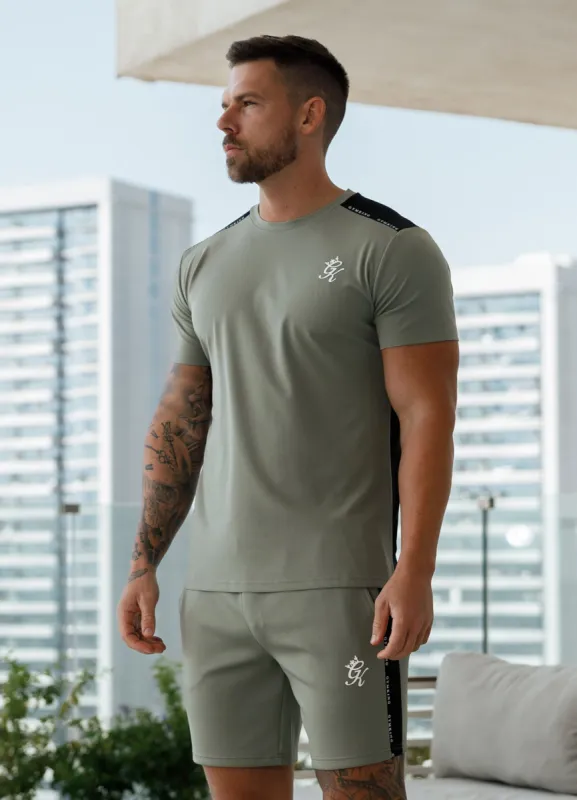 Gym King Taped Core Plus Tee - Soft Khaki sold by The Gym King