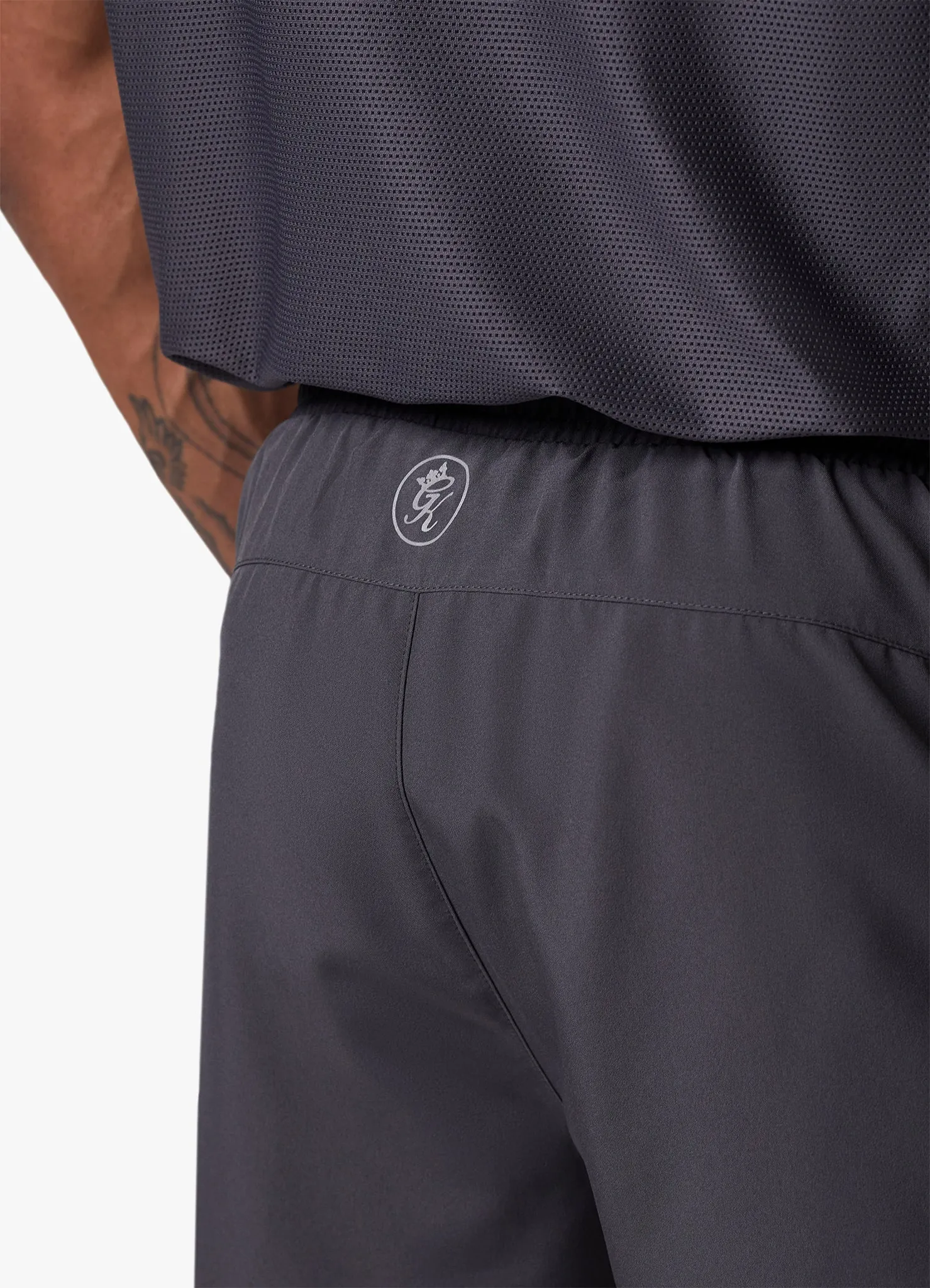 Gym King Flex 6" Short - Graphite/Fuchsia sold by The Gym King product image thumbnail 5