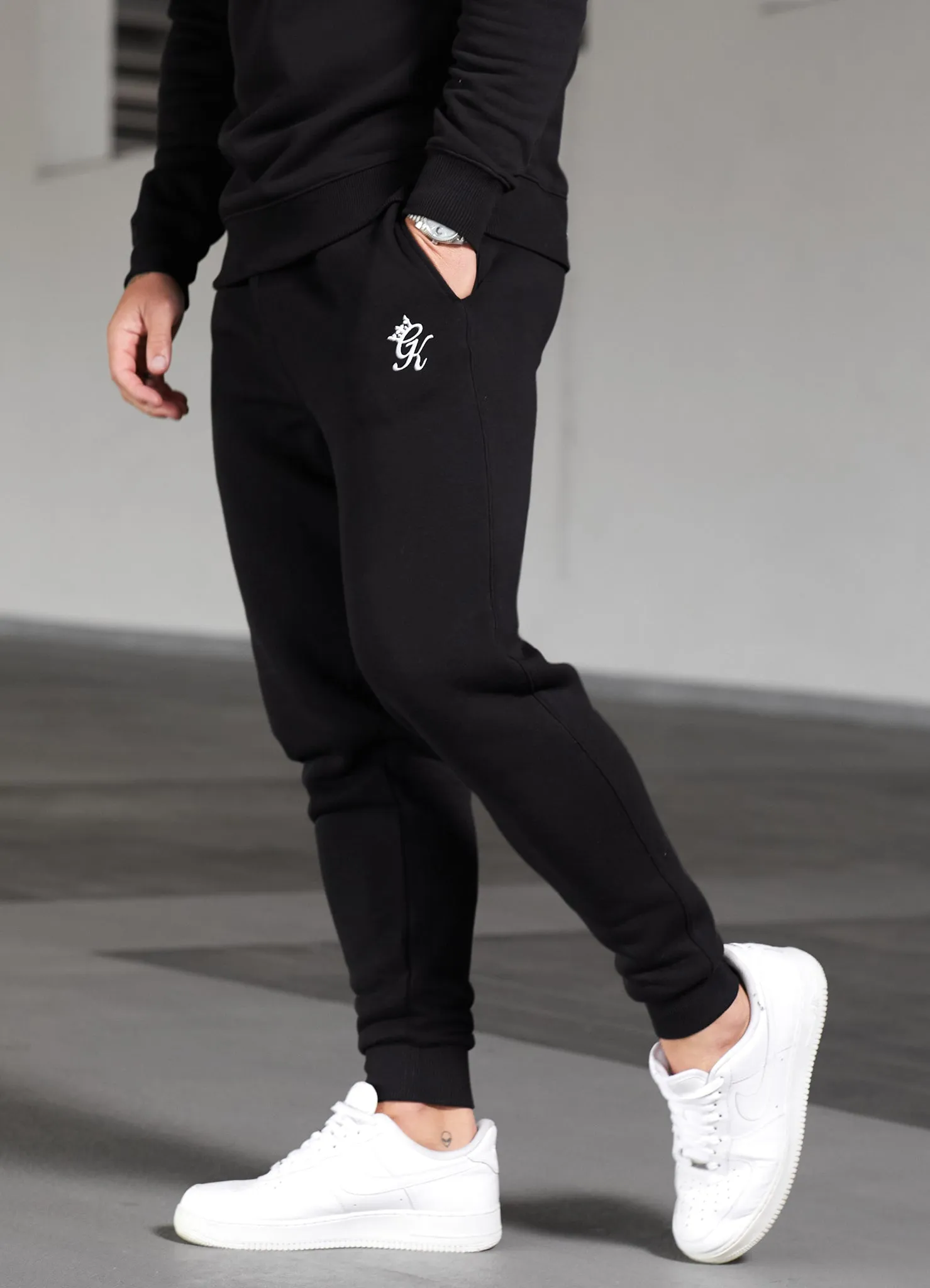 Gym King Fundamental Fleece Jogger - Black sold by The Gym King