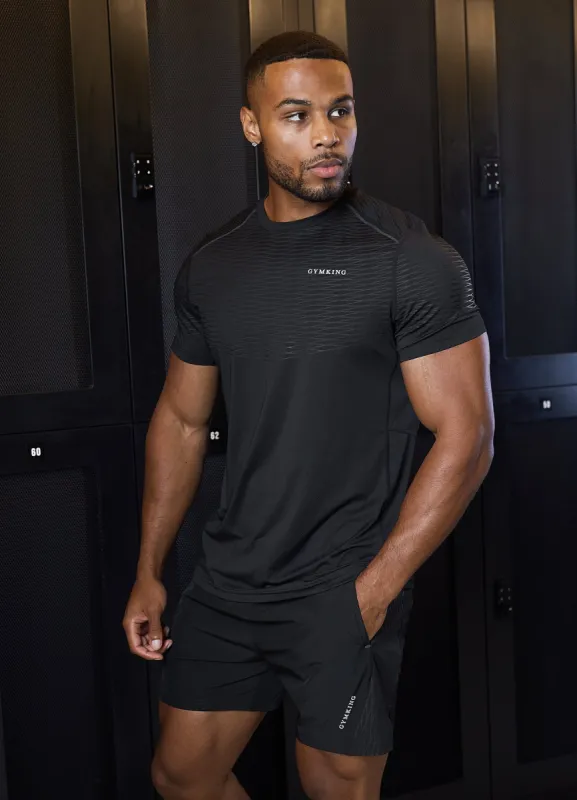 Gym King Divergent Tee - Black sold by The Gym King